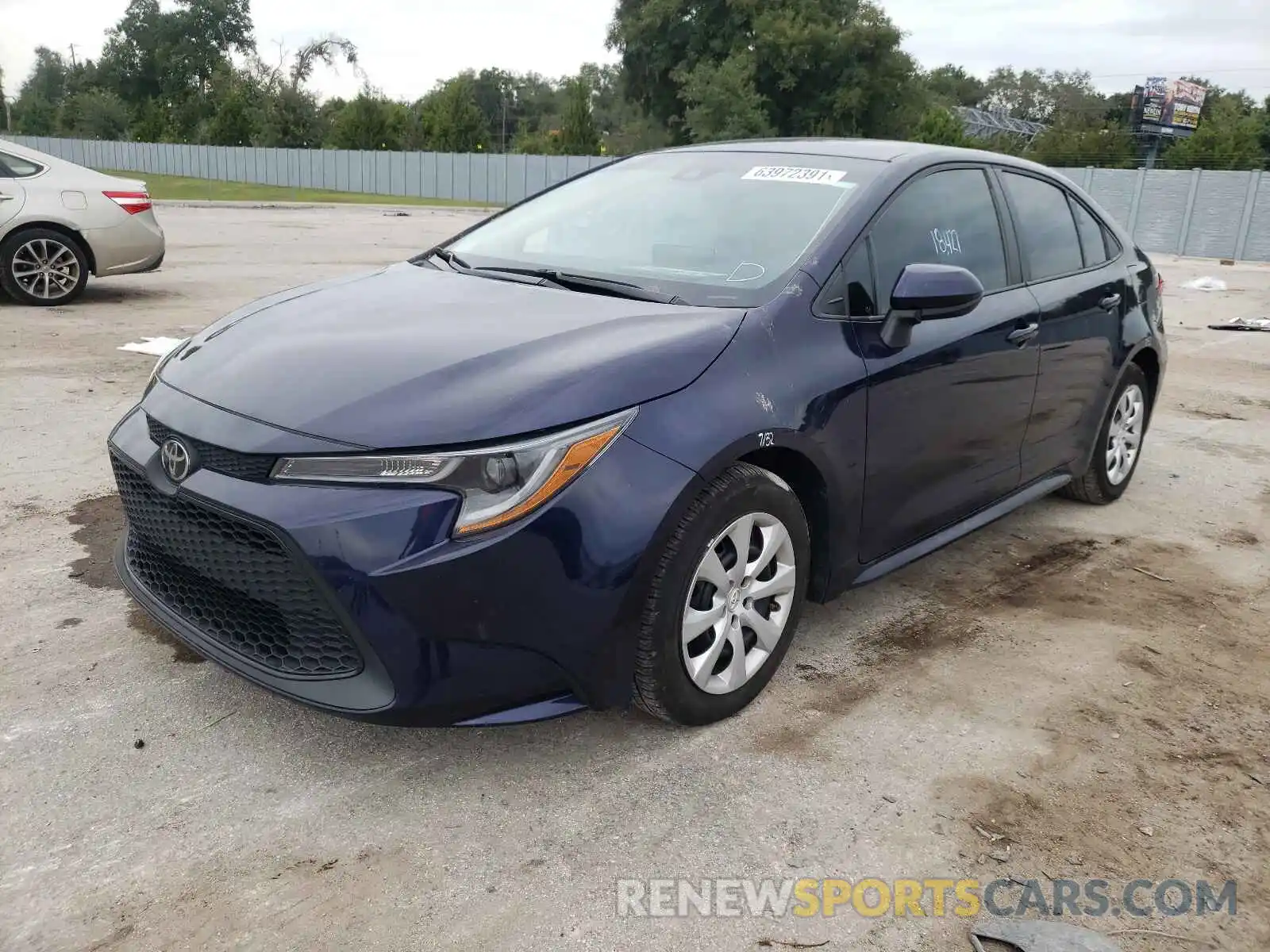 2 Photograph of a damaged car 5YFEPRAE2LP105925 TOYOTA COROLLA 2020