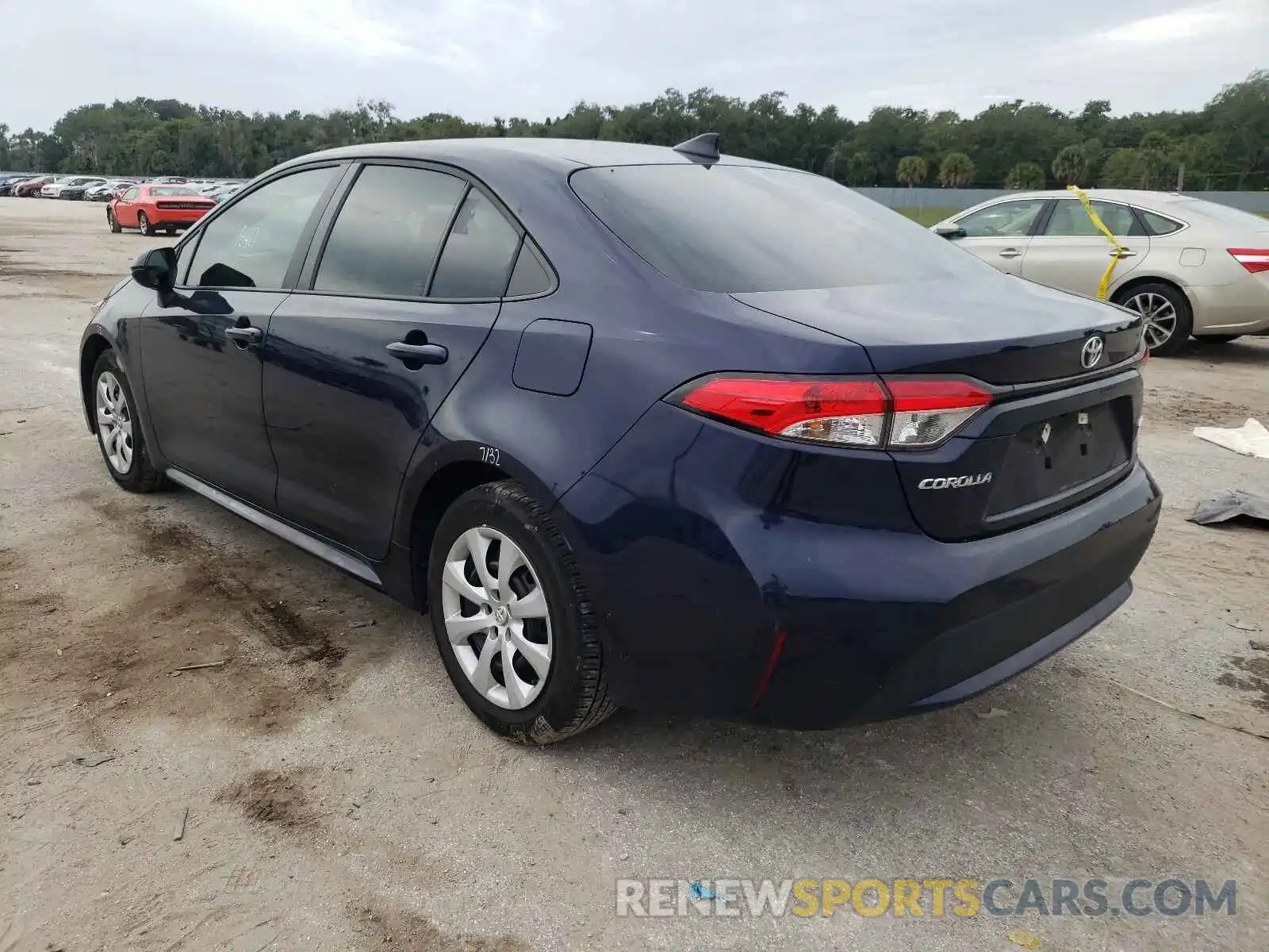 3 Photograph of a damaged car 5YFEPRAE2LP105925 TOYOTA COROLLA 2020