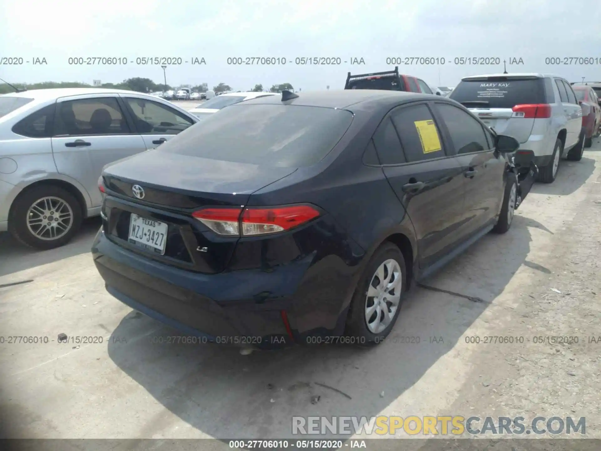 4 Photograph of a damaged car 5YFEPRAE2LP105990 TOYOTA COROLLA 2020