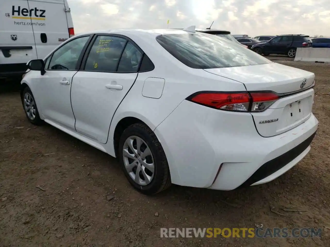 3 Photograph of a damaged car 5YFEPRAE2LP106590 TOYOTA COROLLA 2020