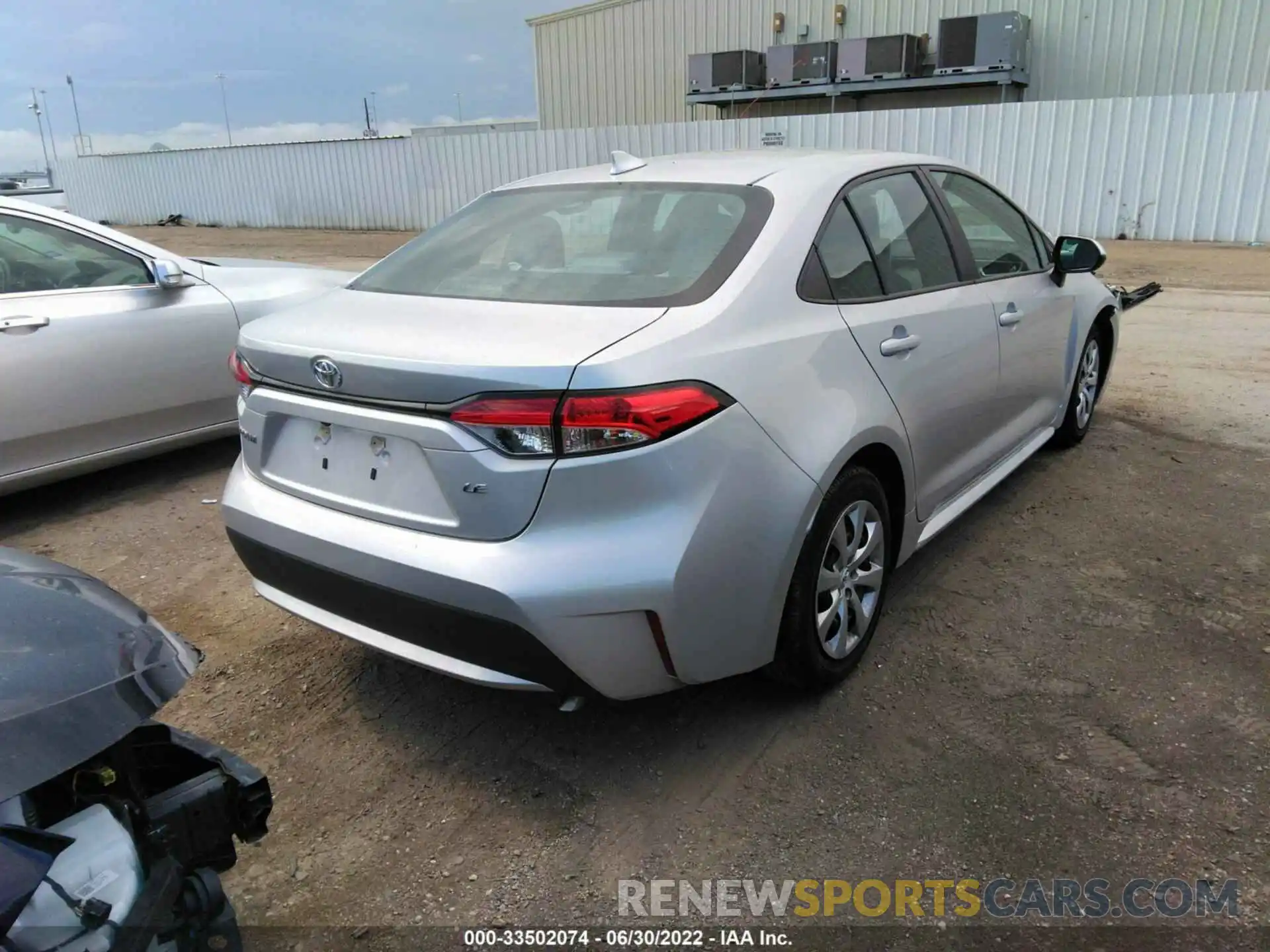 4 Photograph of a damaged car 5YFEPRAE2LP106640 TOYOTA COROLLA 2020