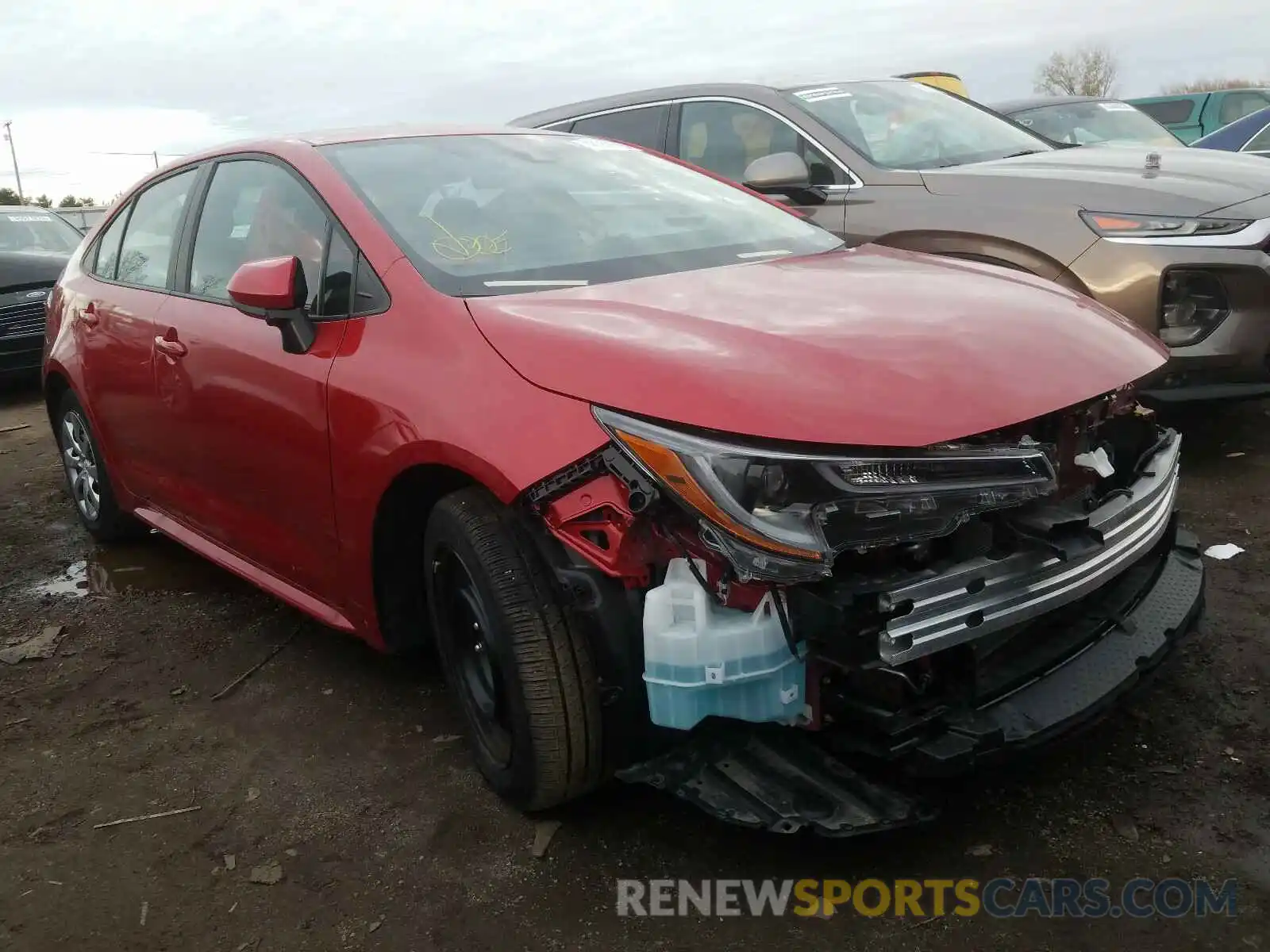 1 Photograph of a damaged car 5YFEPRAE2LP106671 TOYOTA COROLLA 2020