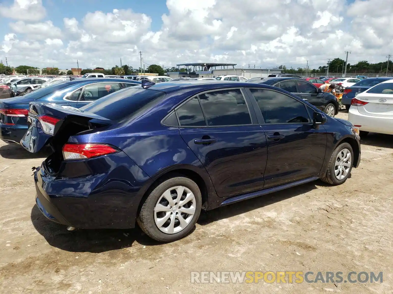 4 Photograph of a damaged car 5YFEPRAE2LP106766 TOYOTA COROLLA 2020