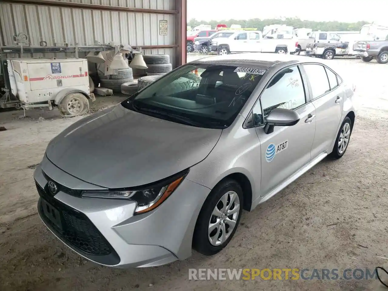 2 Photograph of a damaged car 5YFEPRAE2LP106993 TOYOTA COROLLA 2020