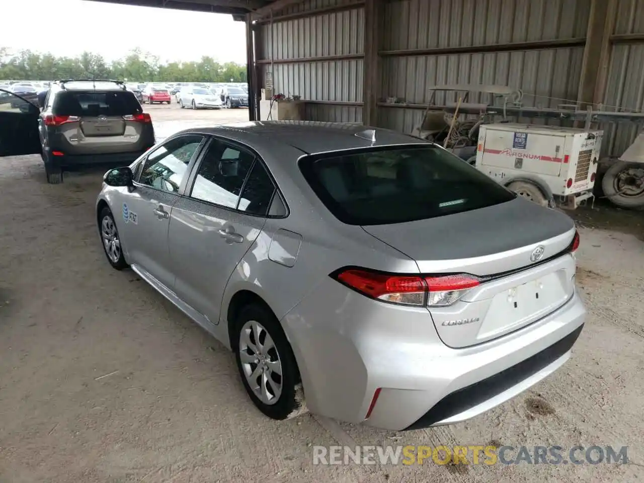 3 Photograph of a damaged car 5YFEPRAE2LP106993 TOYOTA COROLLA 2020