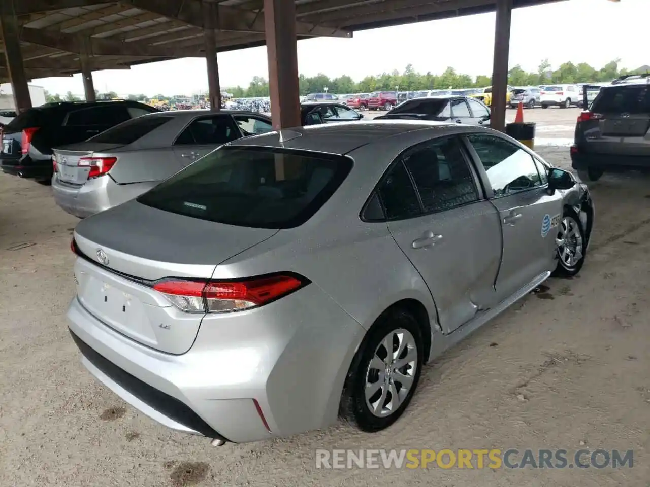 4 Photograph of a damaged car 5YFEPRAE2LP106993 TOYOTA COROLLA 2020