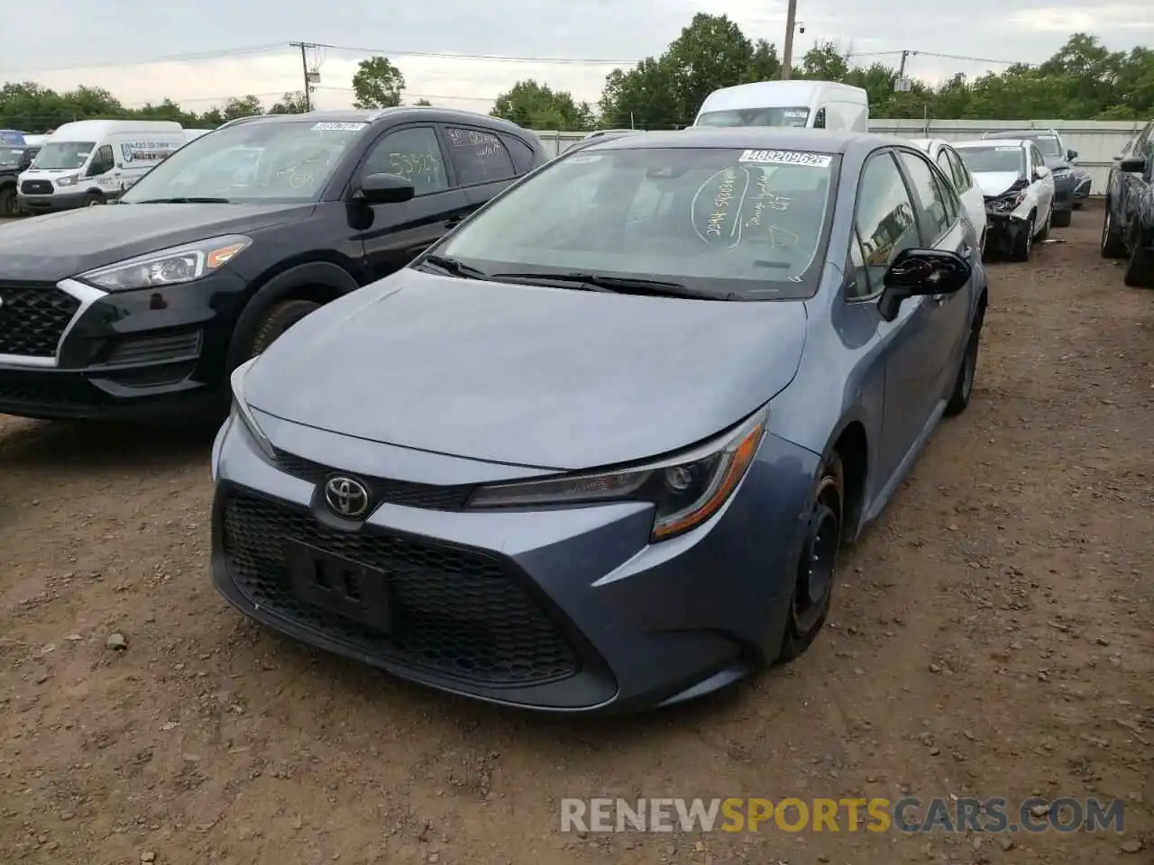 2 Photograph of a damaged car 5YFEPRAE2LP107304 TOYOTA COROLLA 2020