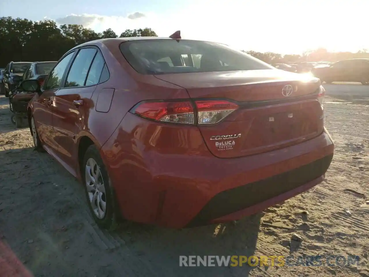 3 Photograph of a damaged car 5YFEPRAE2LP107335 TOYOTA COROLLA 2020