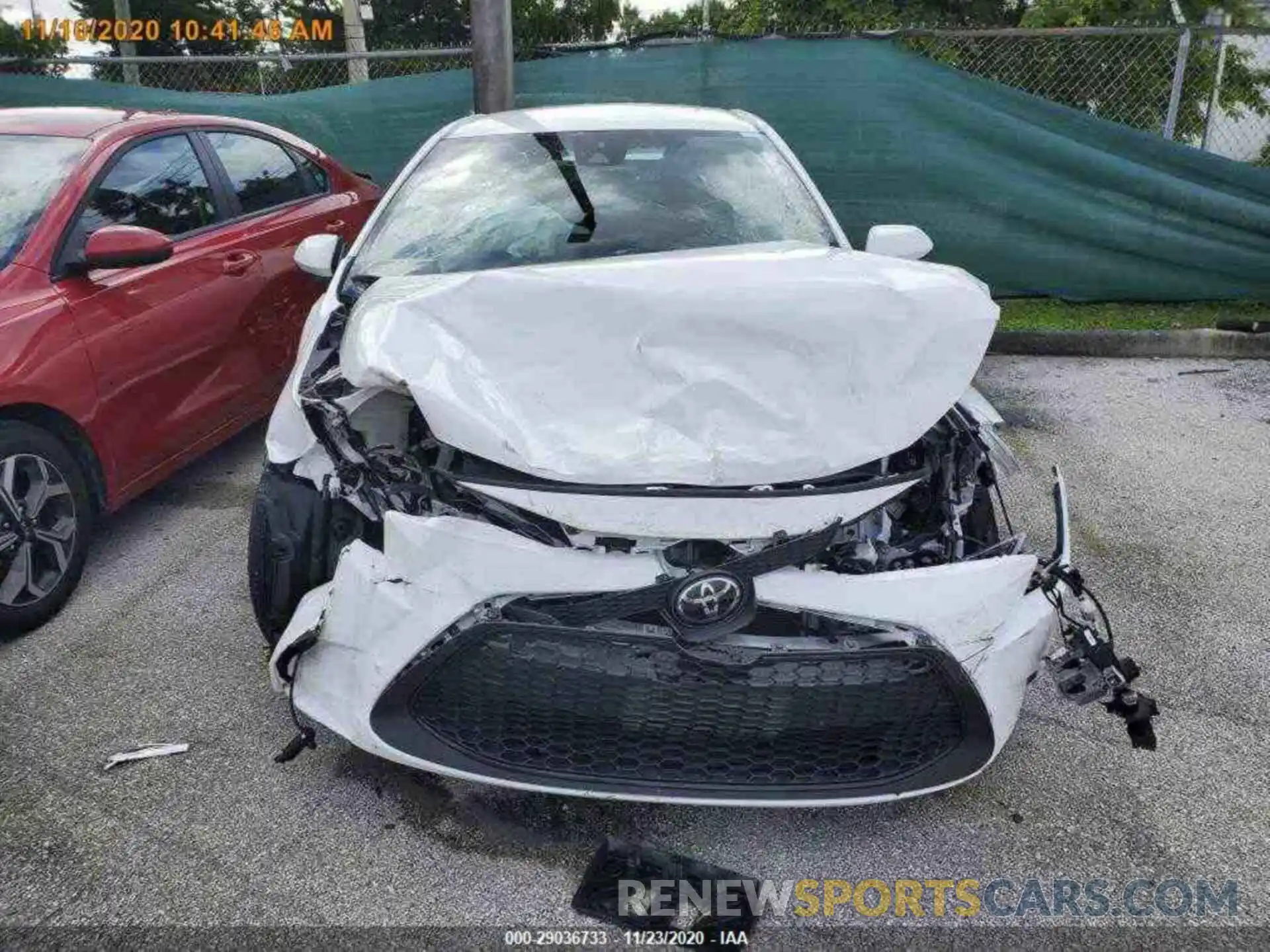 13 Photograph of a damaged car 5YFEPRAE2LP107660 TOYOTA COROLLA 2020