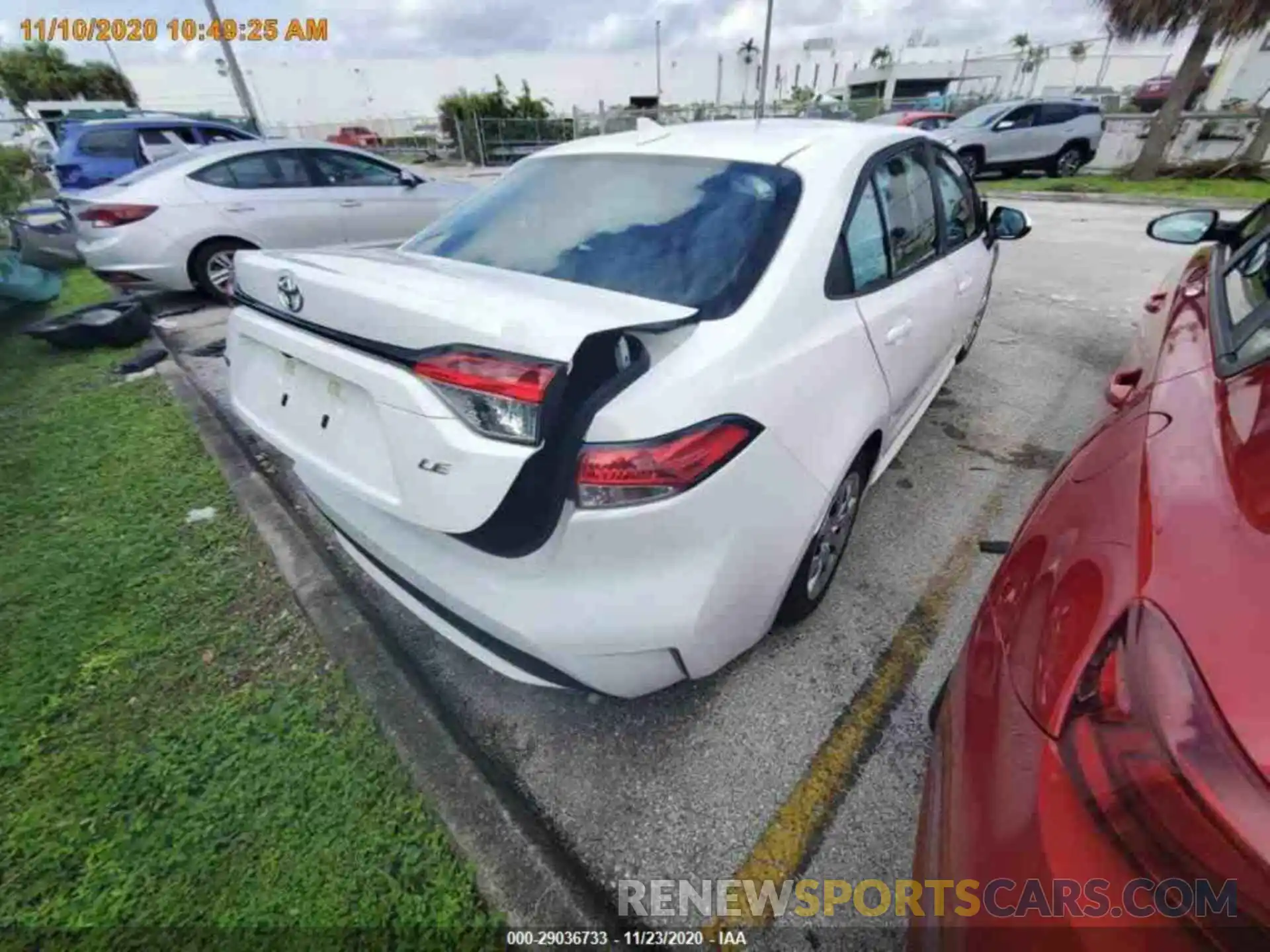 15 Photograph of a damaged car 5YFEPRAE2LP107660 TOYOTA COROLLA 2020