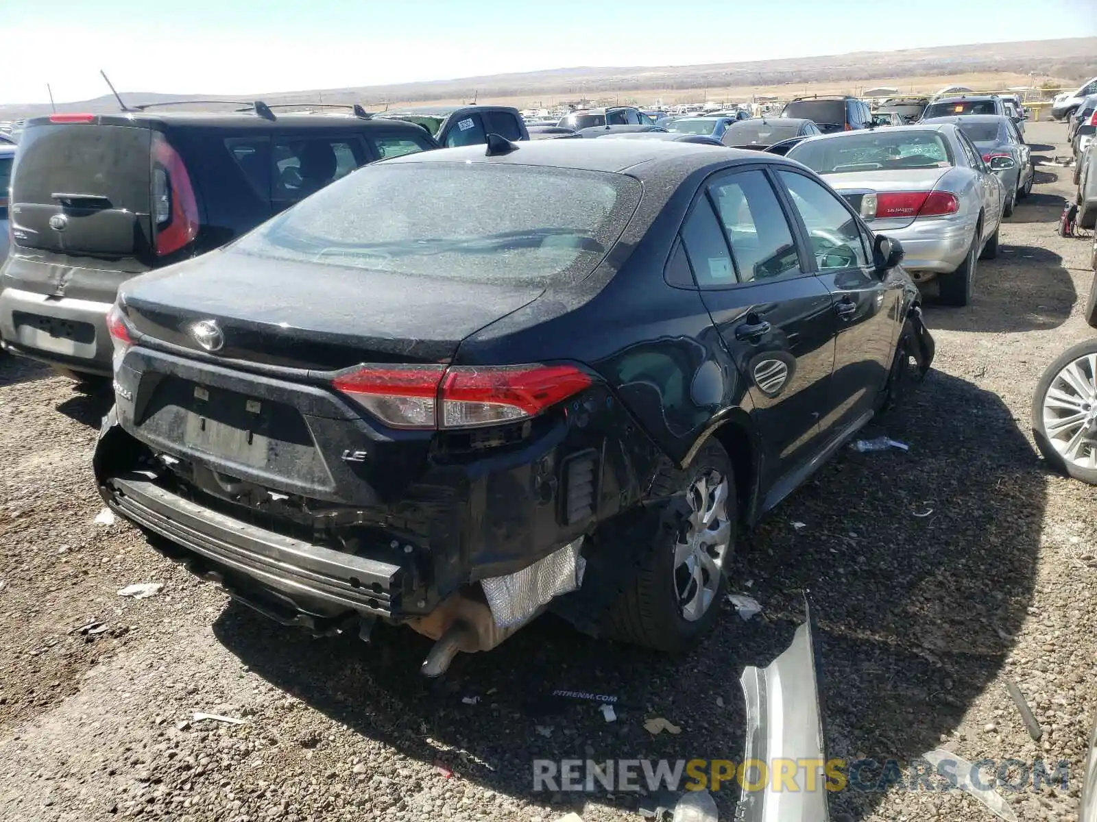 4 Photograph of a damaged car 5YFEPRAE2LP107996 TOYOTA COROLLA 2020