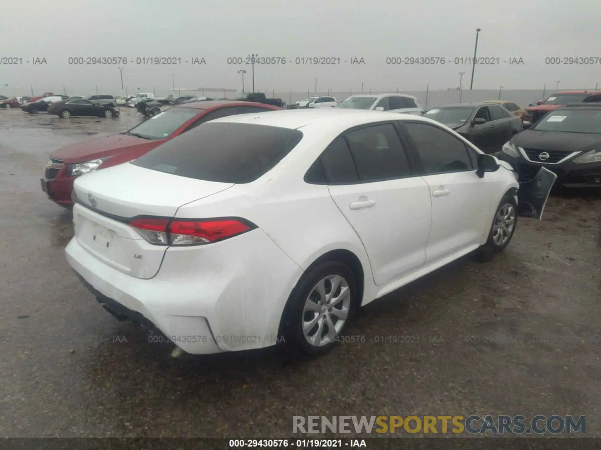 4 Photograph of a damaged car 5YFEPRAE2LP108999 TOYOTA COROLLA 2020