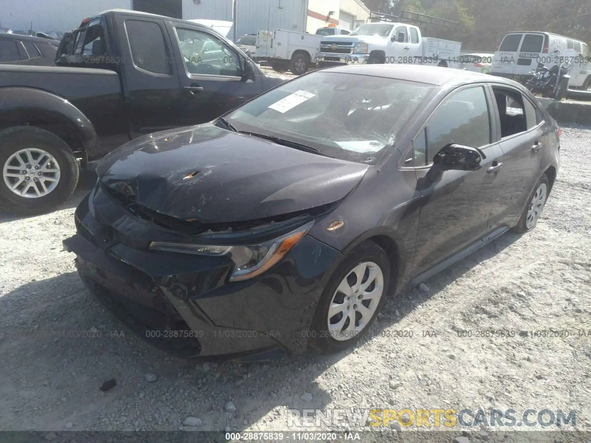 2 Photograph of a damaged car 5YFEPRAE2LP109392 TOYOTA COROLLA 2020