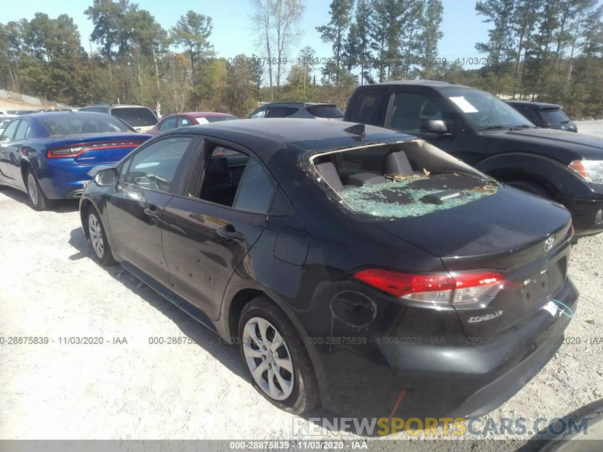 3 Photograph of a damaged car 5YFEPRAE2LP109392 TOYOTA COROLLA 2020