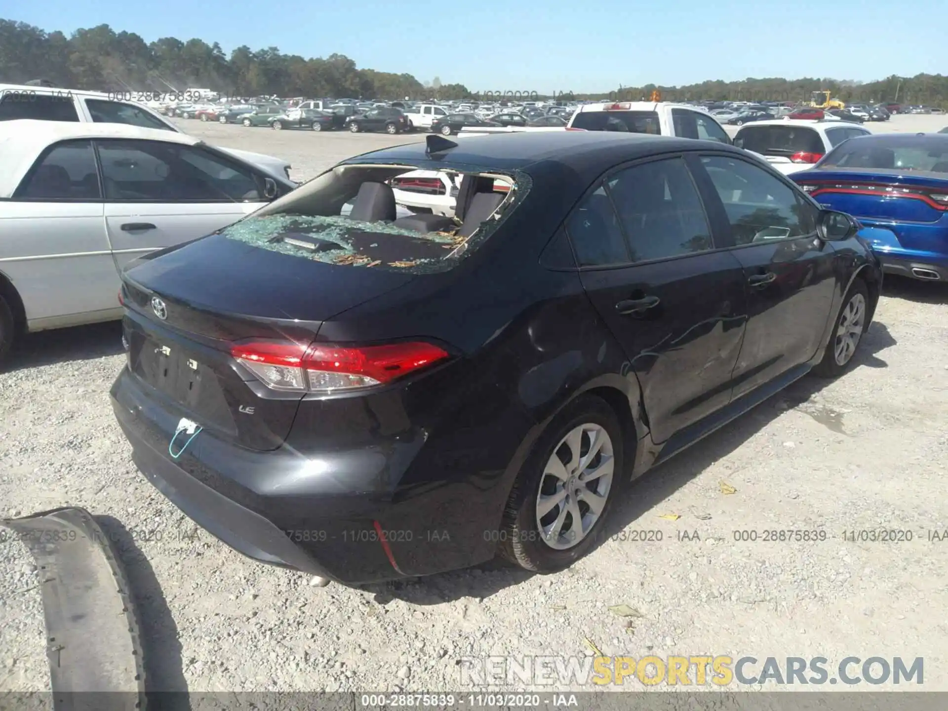 4 Photograph of a damaged car 5YFEPRAE2LP109392 TOYOTA COROLLA 2020