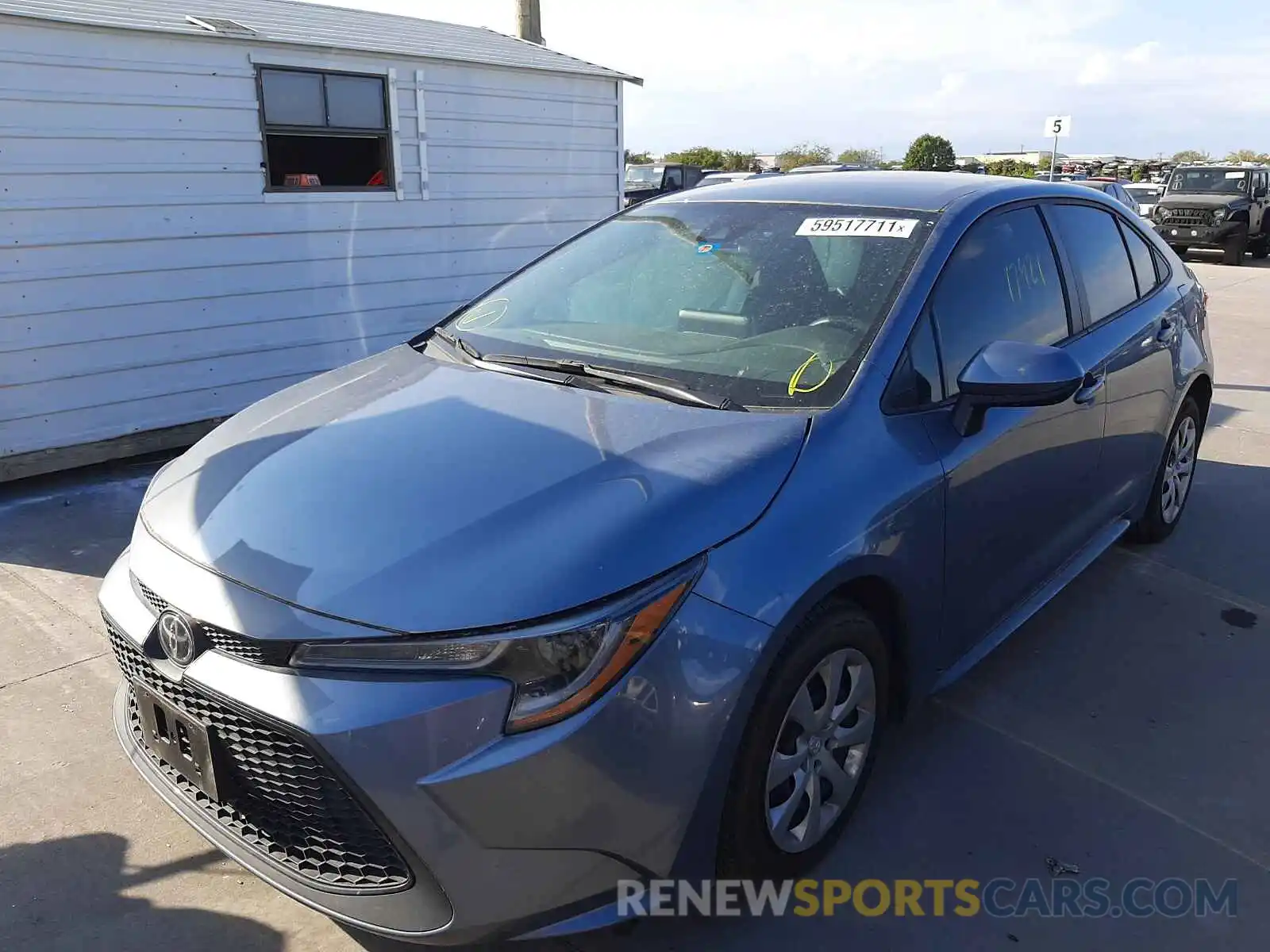 2 Photograph of a damaged car 5YFEPRAE2LP109604 TOYOTA COROLLA 2020