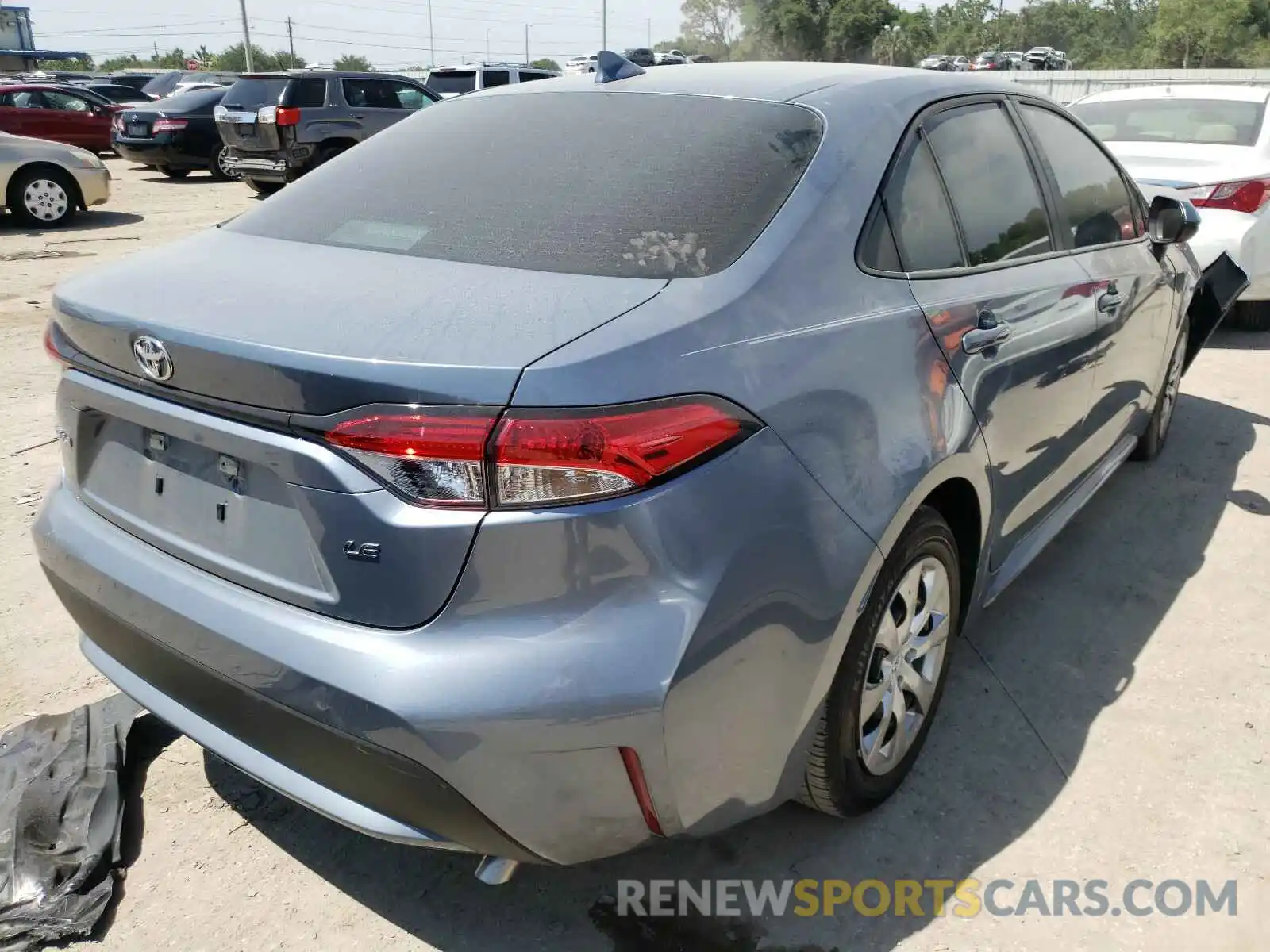 4 Photograph of a damaged car 5YFEPRAE2LP110168 TOYOTA COROLLA 2020