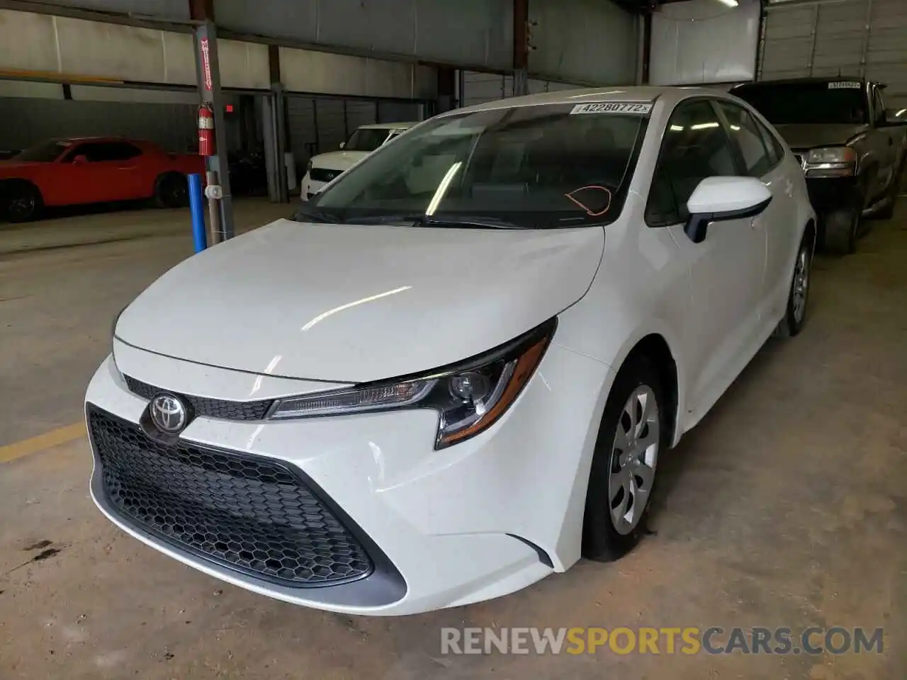 2 Photograph of a damaged car 5YFEPRAE2LP110431 TOYOTA COROLLA 2020