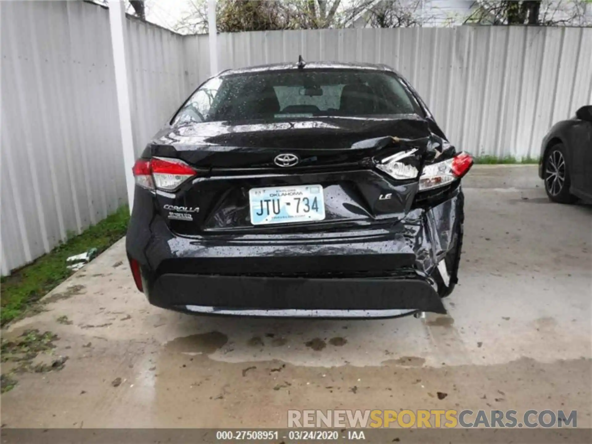 10 Photograph of a damaged car 5YFEPRAE2LP110588 TOYOTA COROLLA 2020