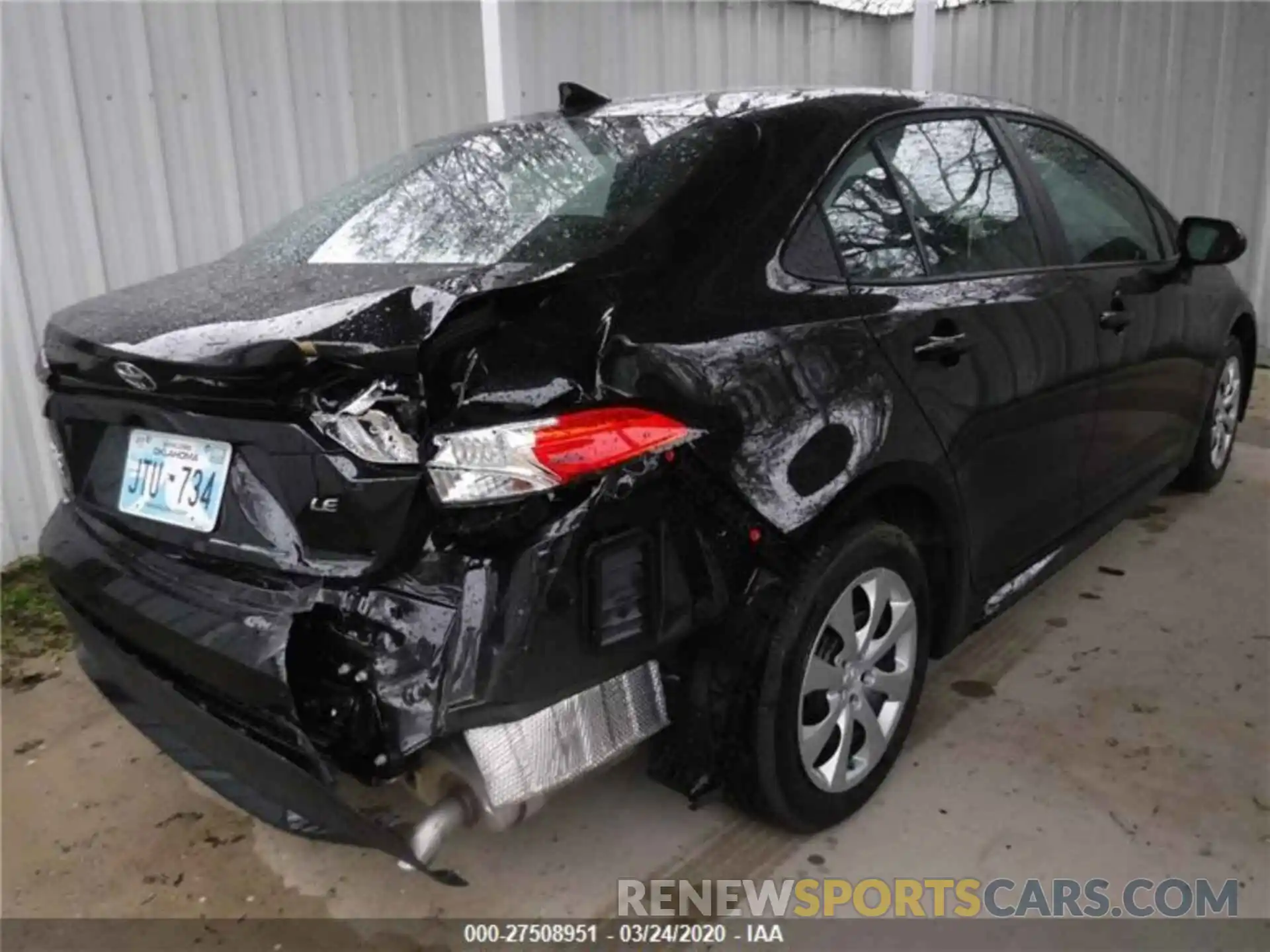 8 Photograph of a damaged car 5YFEPRAE2LP110588 TOYOTA COROLLA 2020