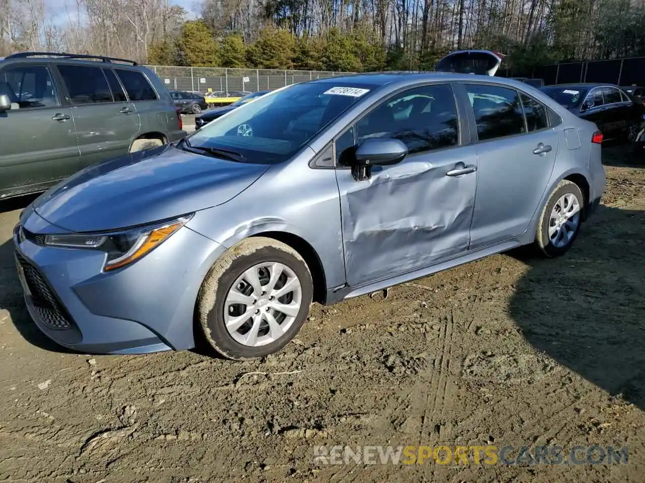 1 Photograph of a damaged car 5YFEPRAE2LP111613 TOYOTA COROLLA 2020