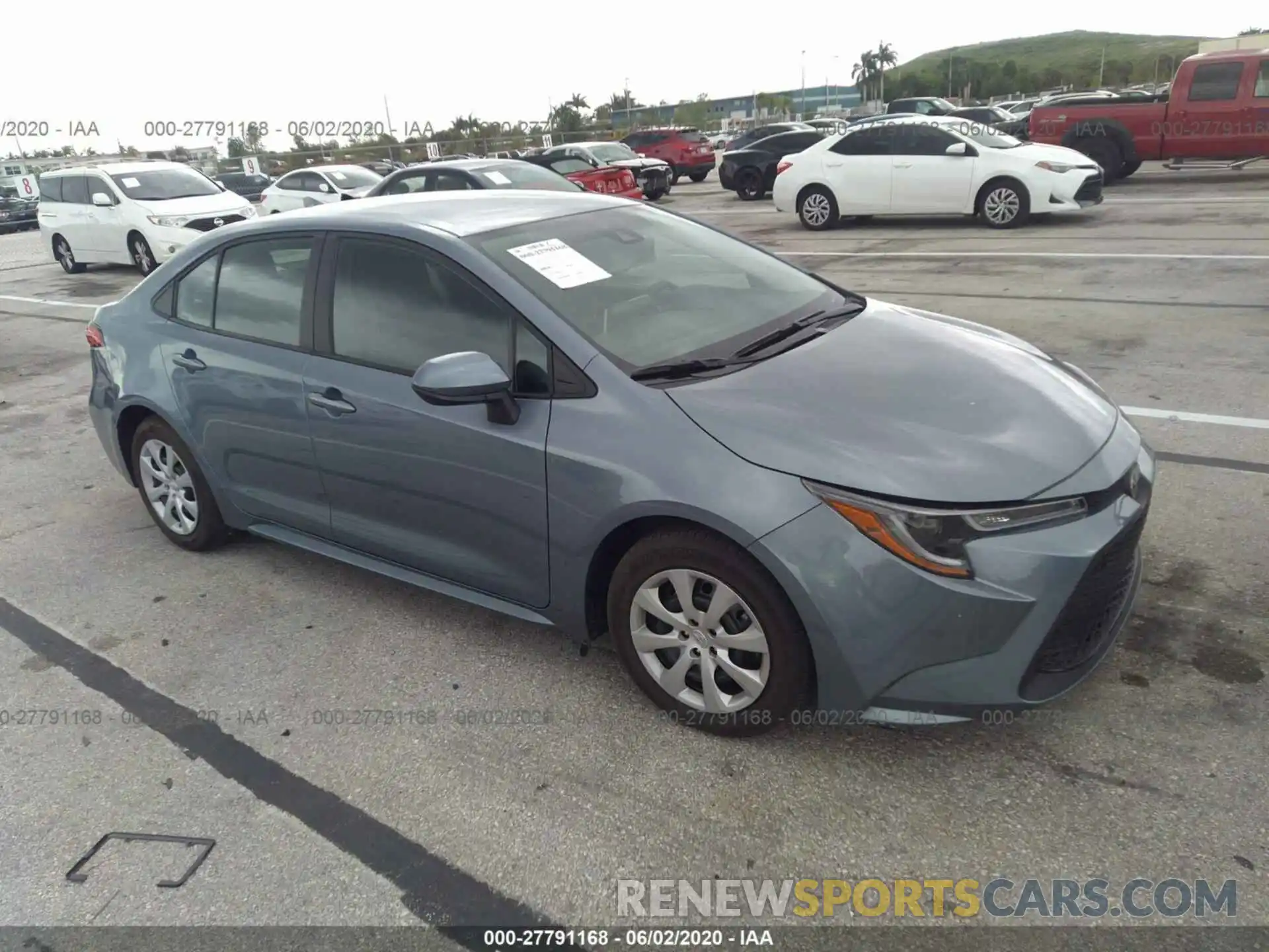 1 Photograph of a damaged car 5YFEPRAE2LP112955 TOYOTA COROLLA 2020