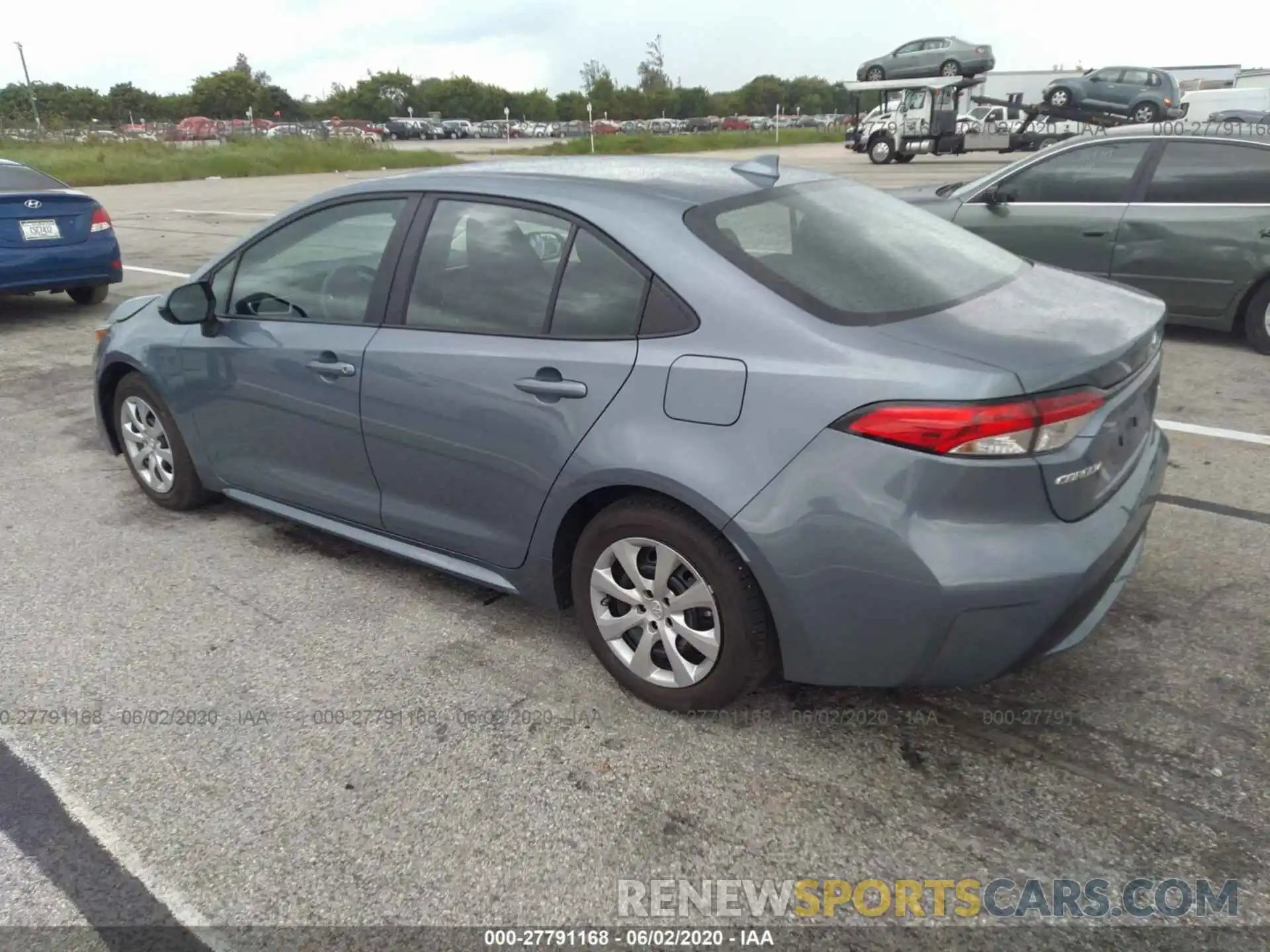 3 Photograph of a damaged car 5YFEPRAE2LP112955 TOYOTA COROLLA 2020