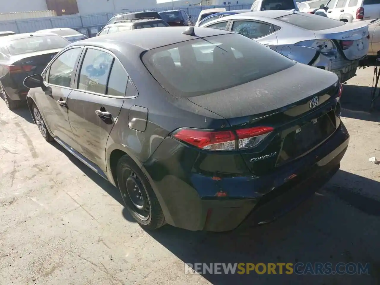 3 Photograph of a damaged car 5YFEPRAE2LP113880 TOYOTA COROLLA 2020