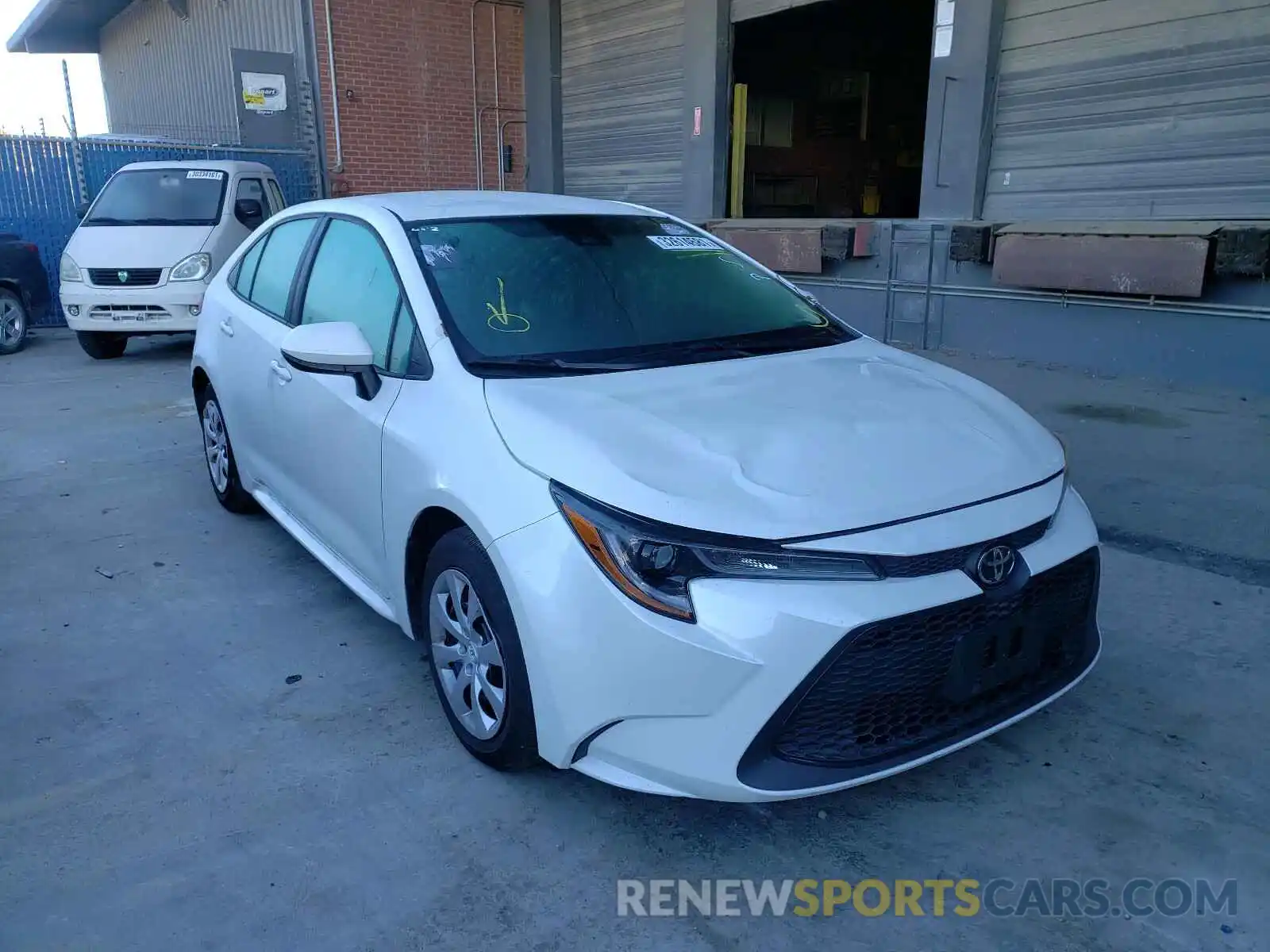 1 Photograph of a damaged car 5YFEPRAE2LP114480 TOYOTA COROLLA 2020