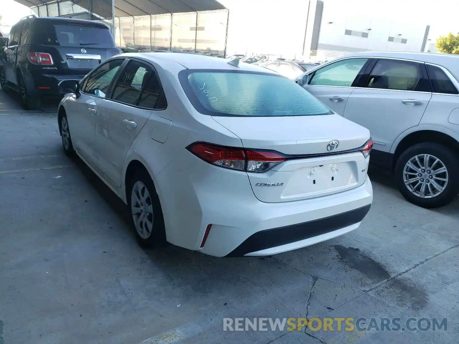 3 Photograph of a damaged car 5YFEPRAE2LP114480 TOYOTA COROLLA 2020