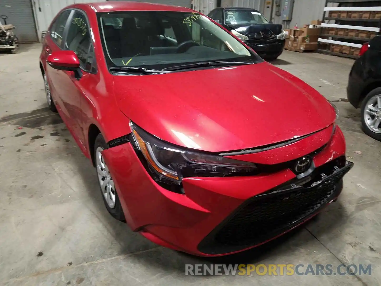 1 Photograph of a damaged car 5YFEPRAE2LP114494 TOYOTA COROLLA 2020