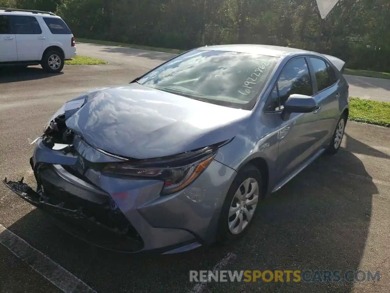 2 Photograph of a damaged car 5YFEPRAE2LP114849 TOYOTA COROLLA 2020