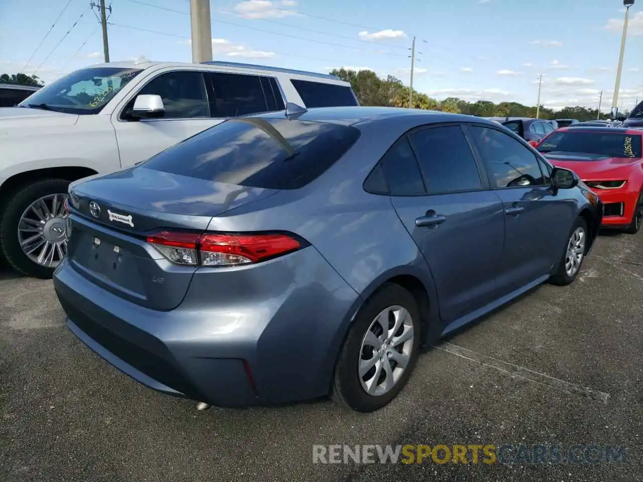 4 Photograph of a damaged car 5YFEPRAE2LP114849 TOYOTA COROLLA 2020