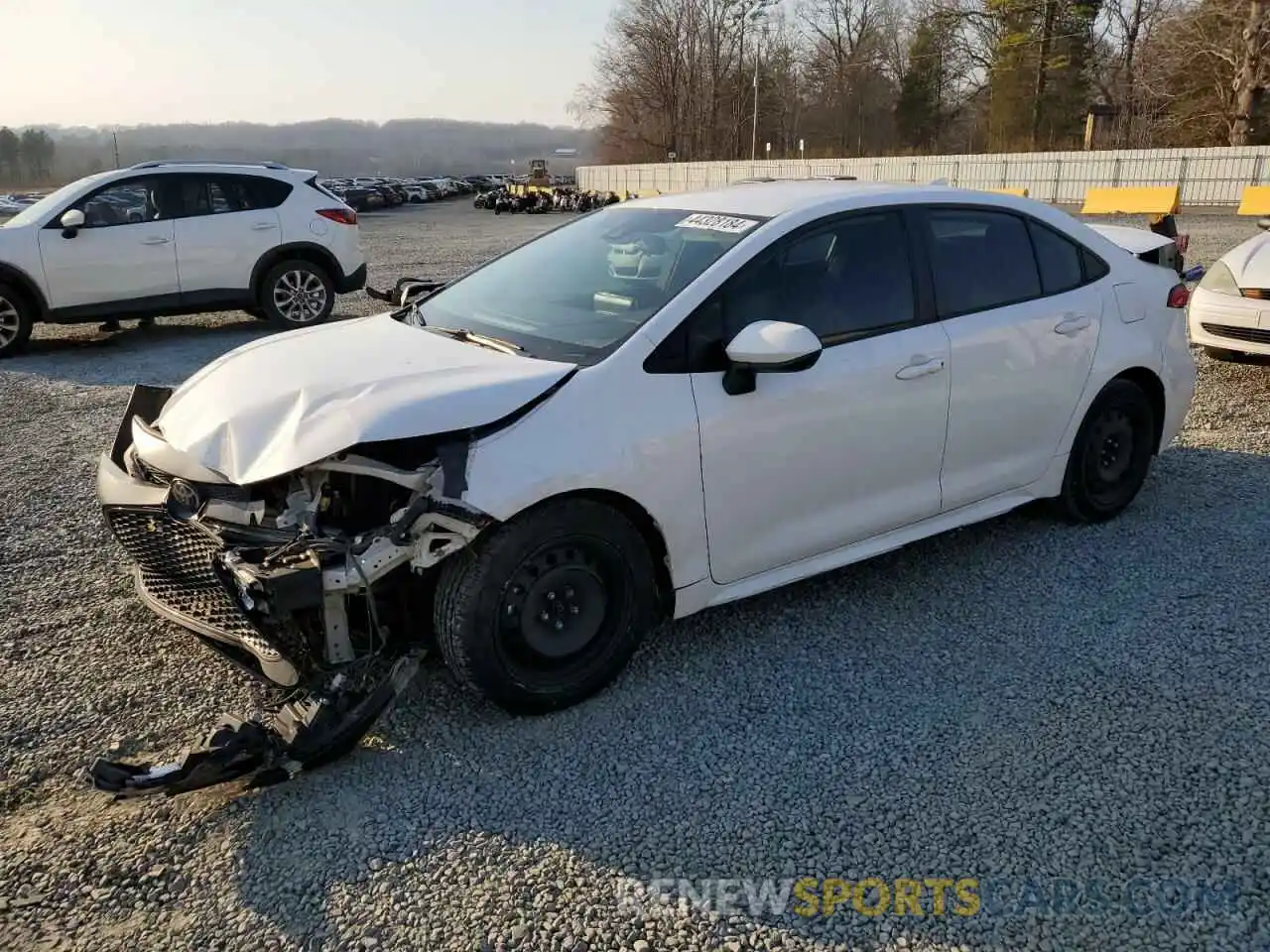 1 Photograph of a damaged car 5YFEPRAE2LP115242 TOYOTA COROLLA 2020