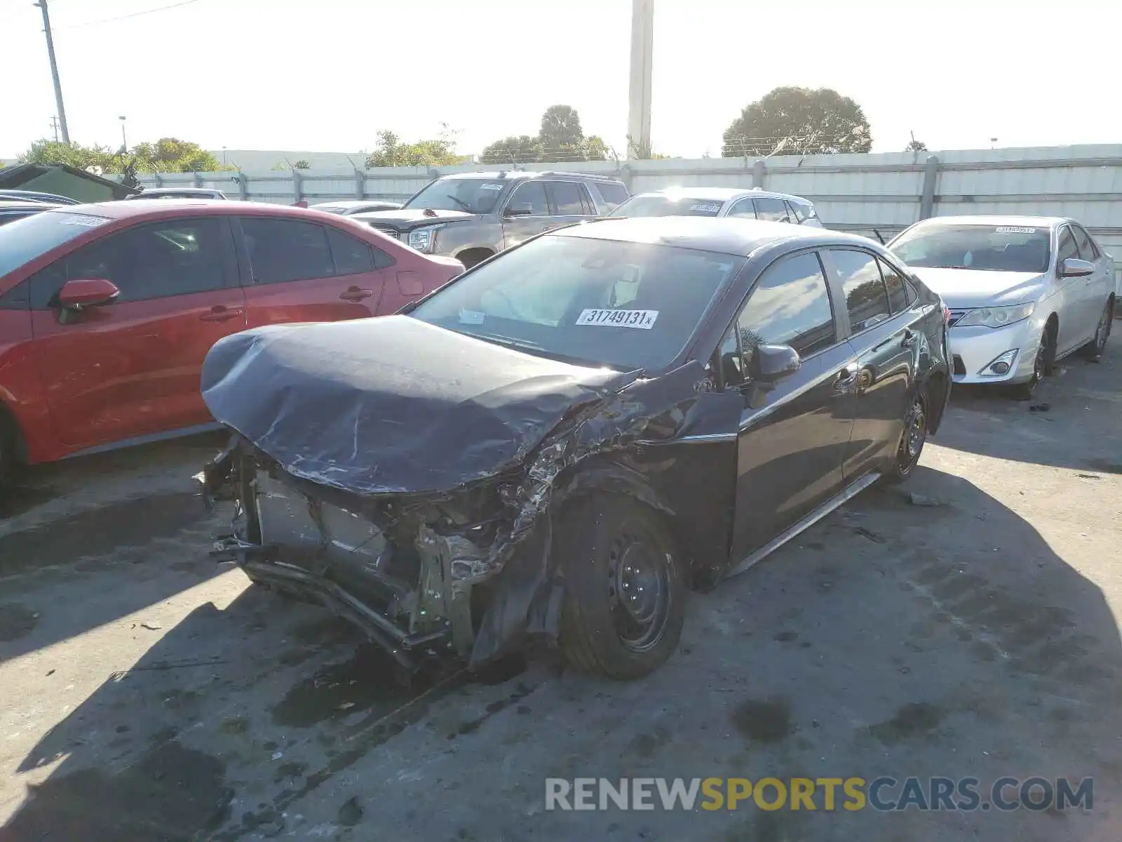 2 Photograph of a damaged car 5YFEPRAE2LP115273 TOYOTA COROLLA 2020