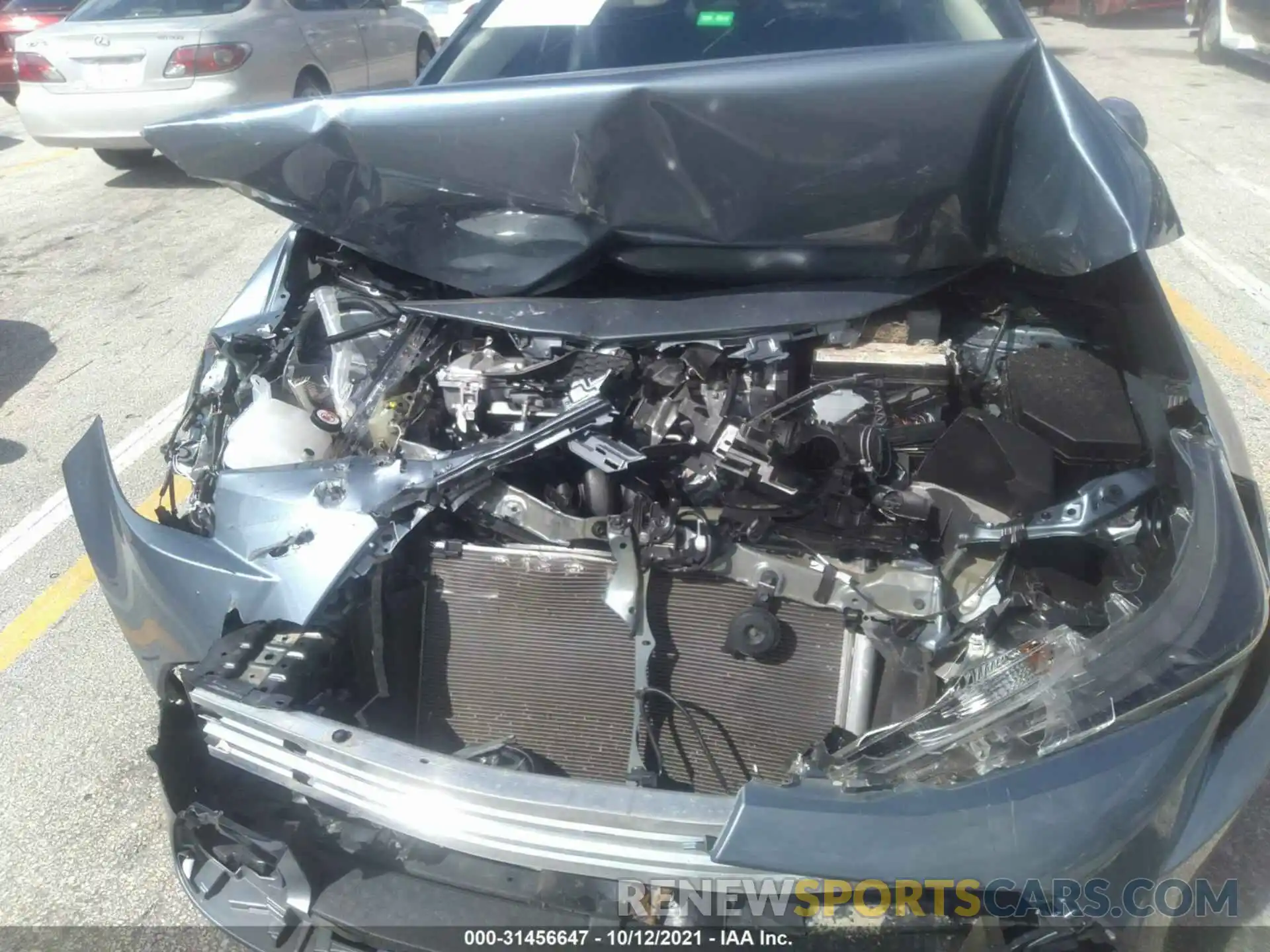 10 Photograph of a damaged car 5YFEPRAE2LP115998 TOYOTA COROLLA 2020