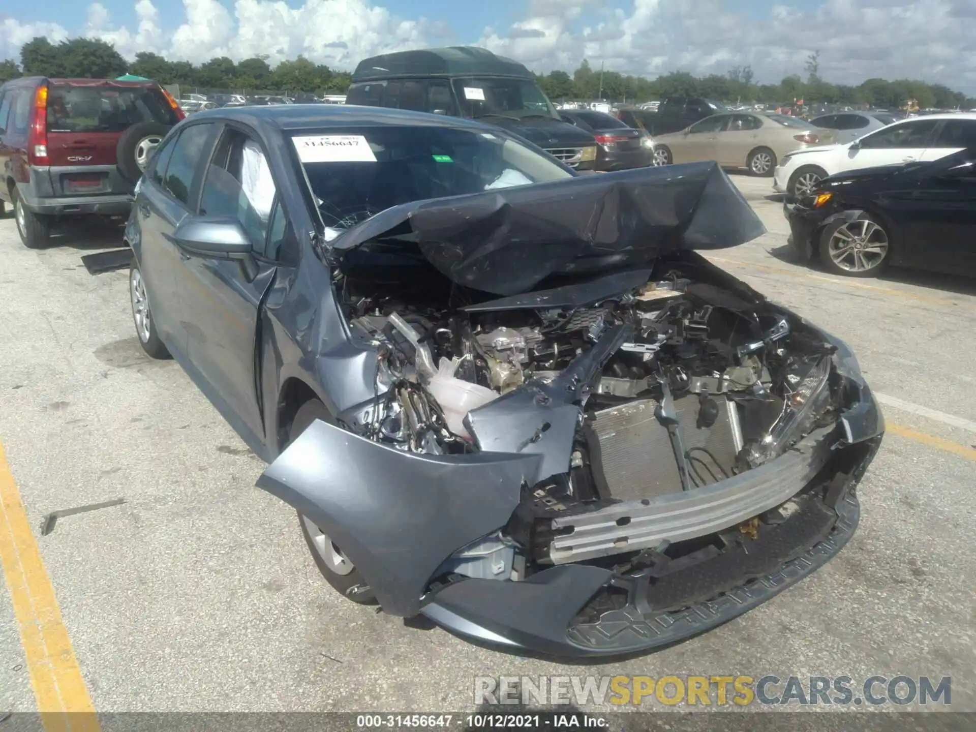 6 Photograph of a damaged car 5YFEPRAE2LP115998 TOYOTA COROLLA 2020