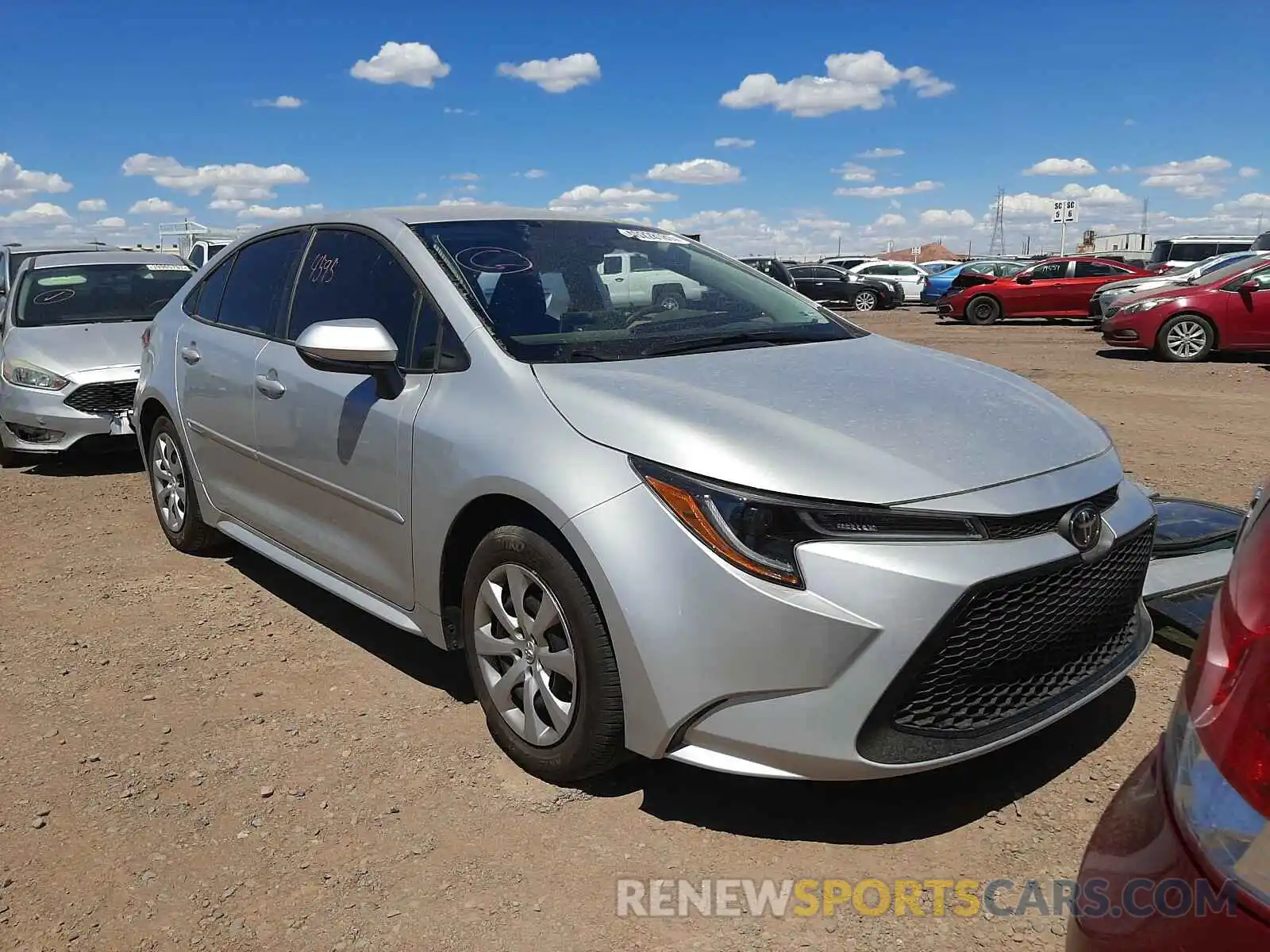 1 Photograph of a damaged car 5YFEPRAE2LP116052 TOYOTA COROLLA 2020