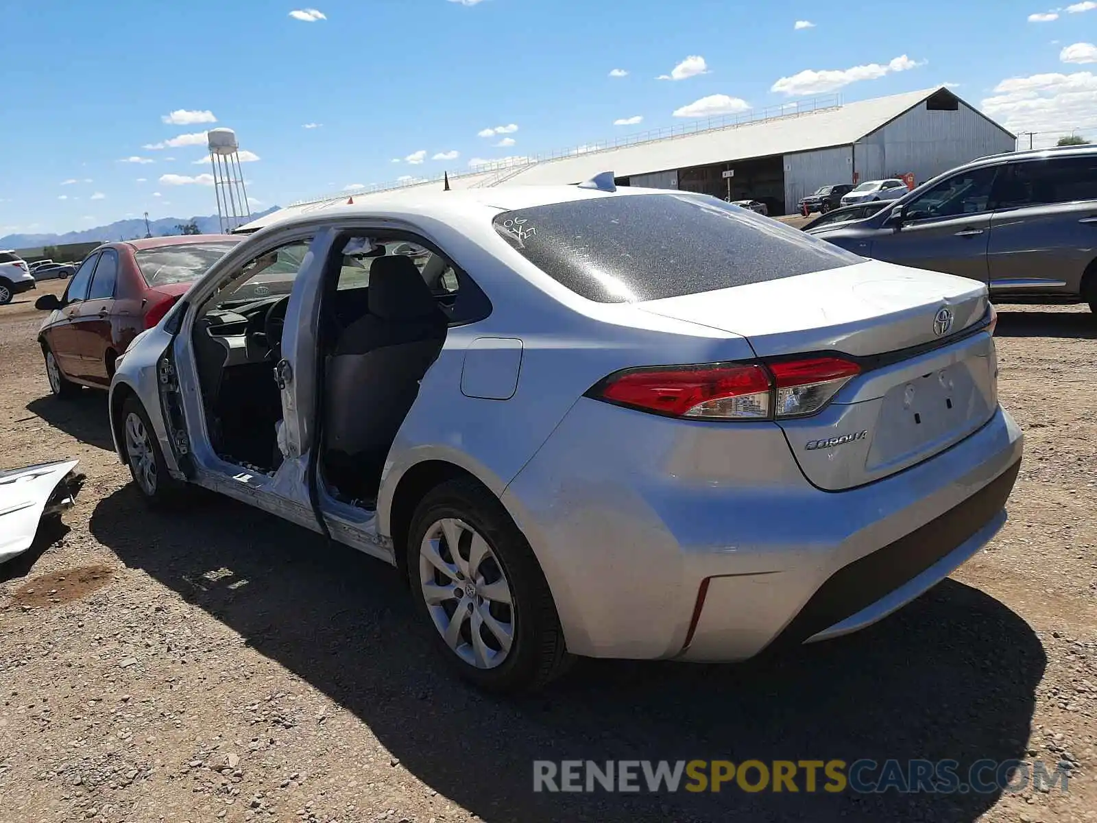 3 Photograph of a damaged car 5YFEPRAE2LP116052 TOYOTA COROLLA 2020