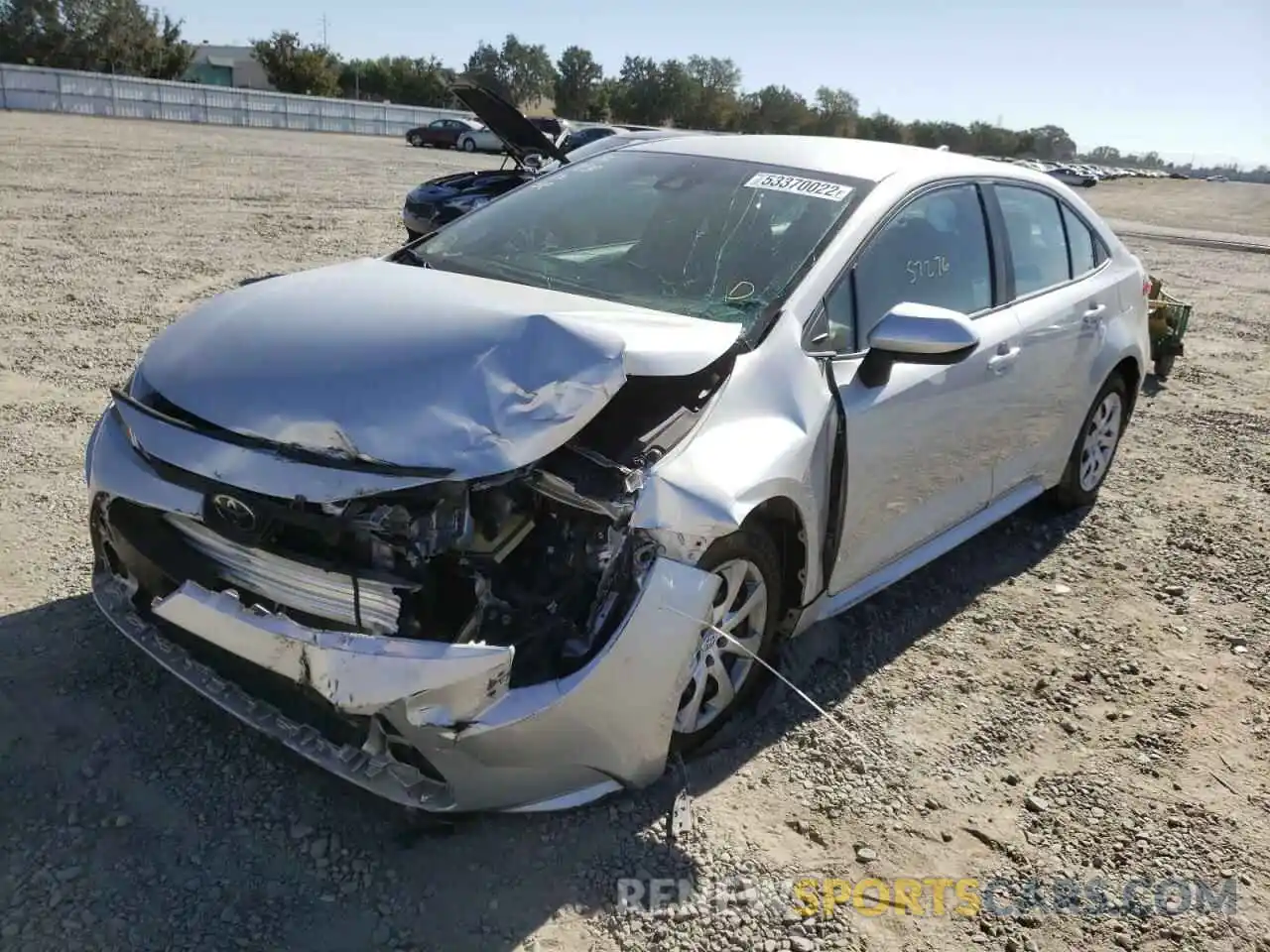 9 Photograph of a damaged car 5YFEPRAE2LP116374 TOYOTA COROLLA 2020