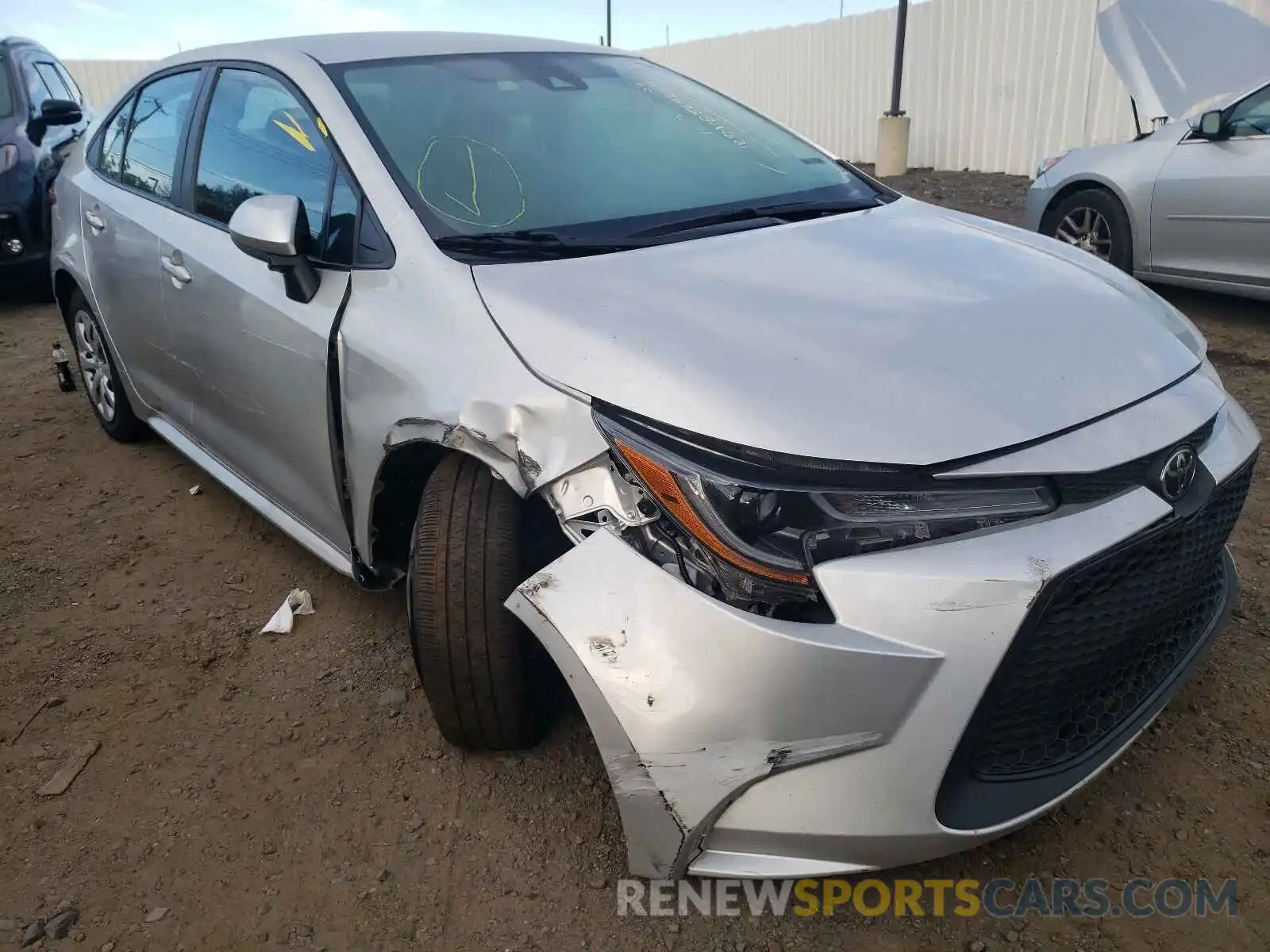 1 Photograph of a damaged car 5YFEPRAE2LP116858 TOYOTA COROLLA 2020