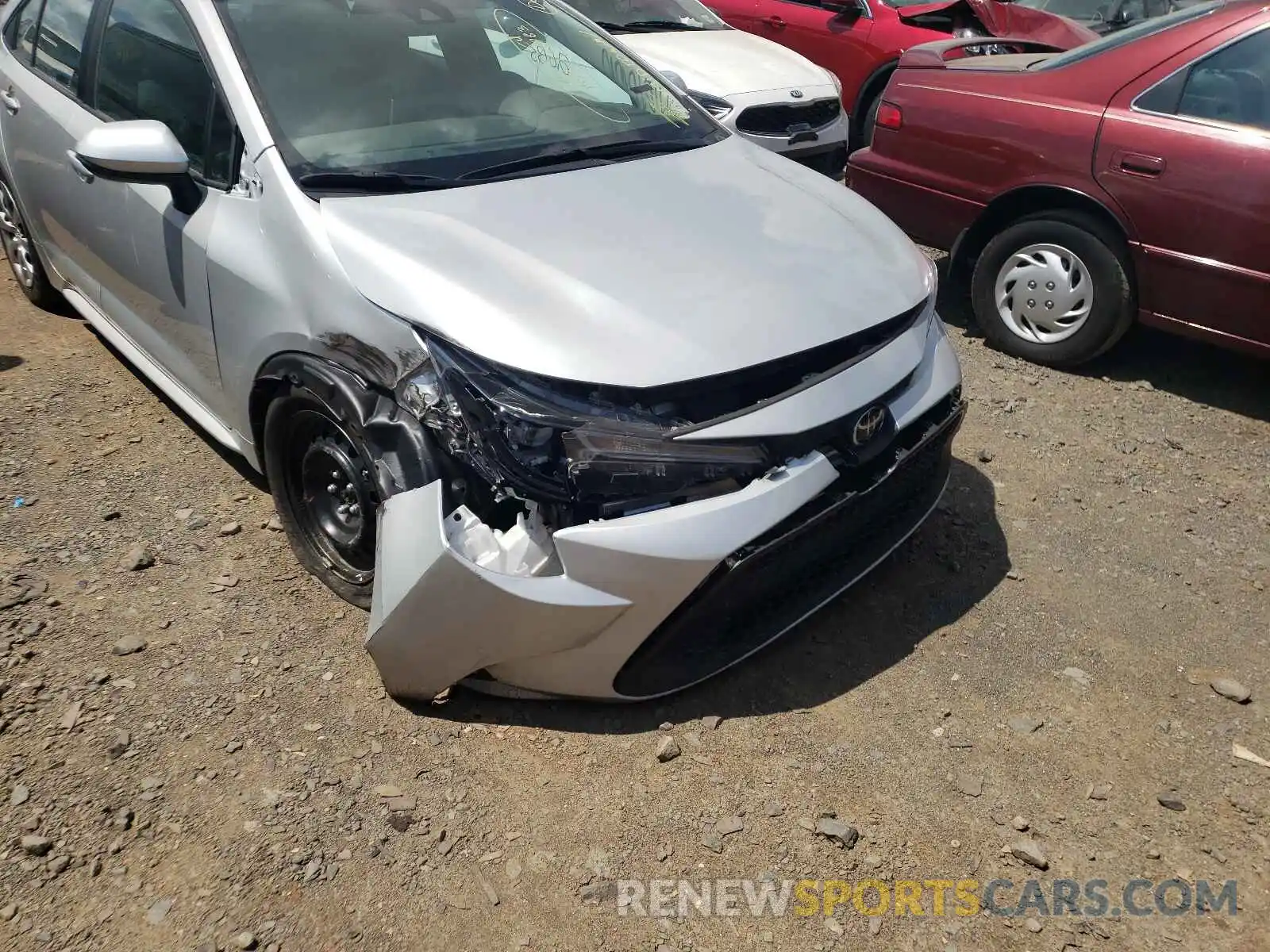 9 Photograph of a damaged car 5YFEPRAE2LP116861 TOYOTA COROLLA 2020