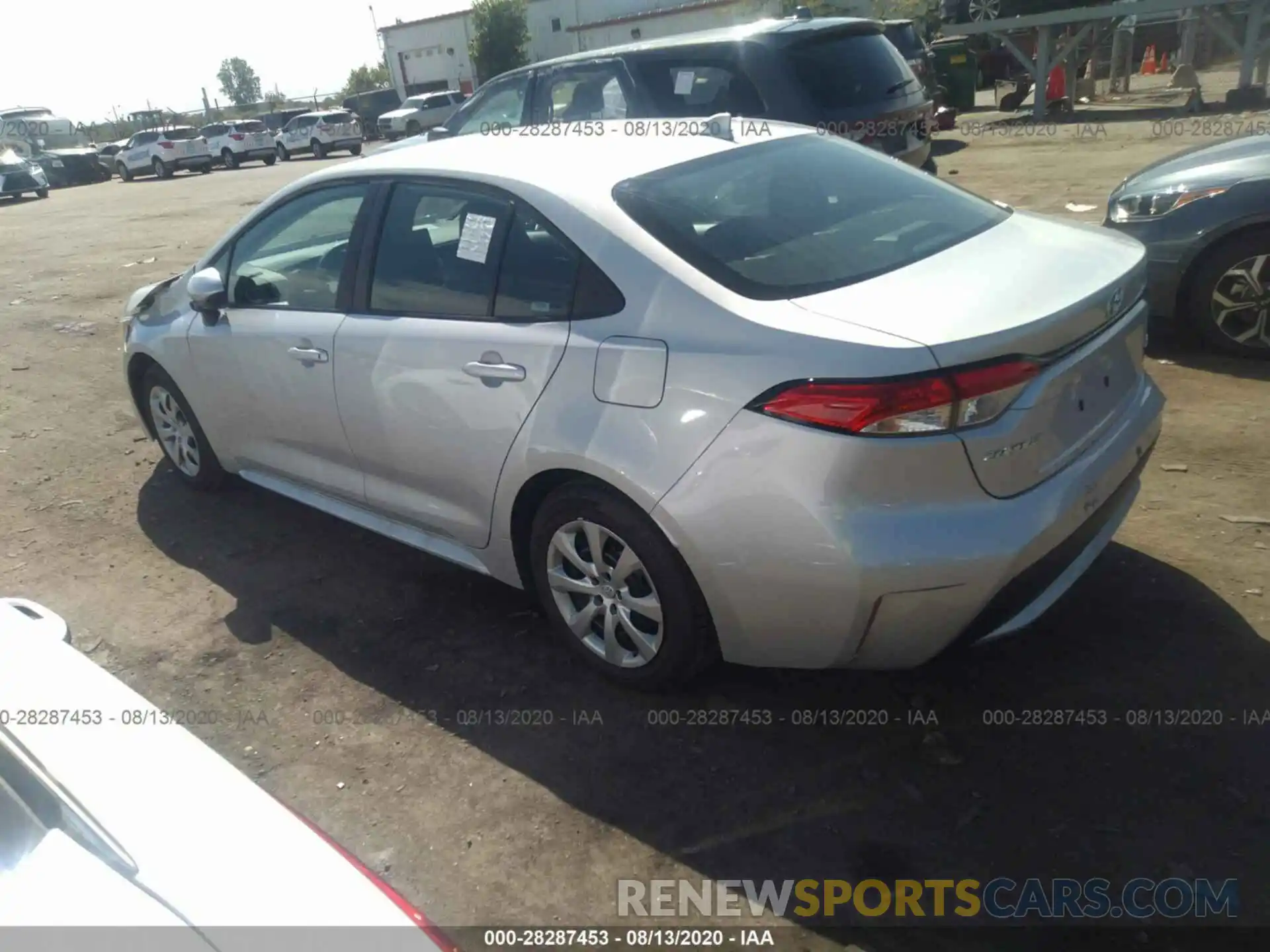 3 Photograph of a damaged car 5YFEPRAE2LP117038 TOYOTA COROLLA 2020