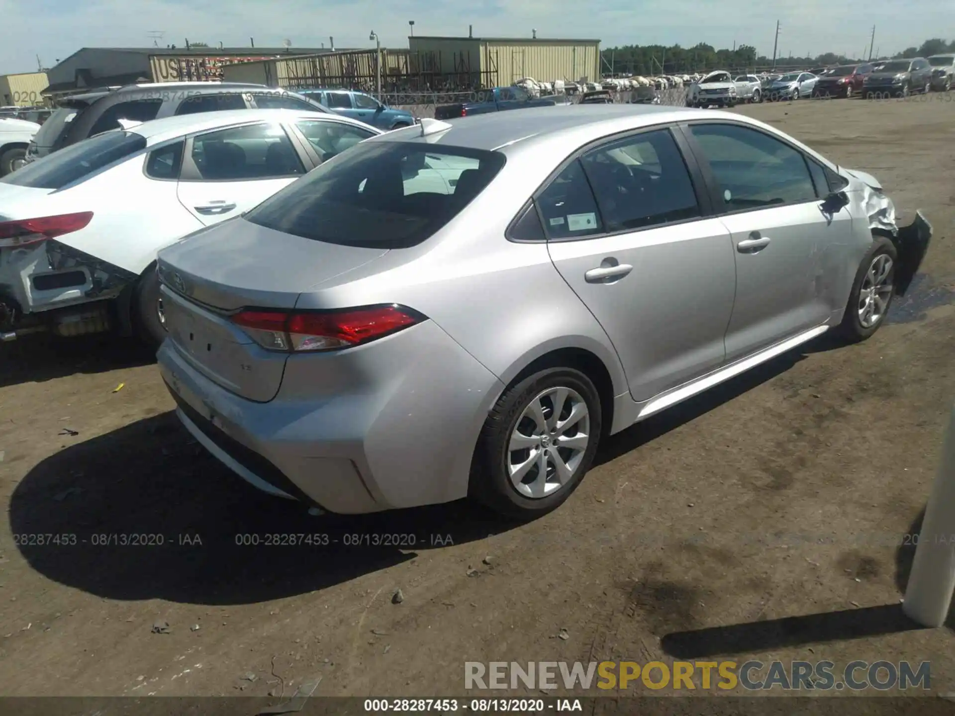 4 Photograph of a damaged car 5YFEPRAE2LP117038 TOYOTA COROLLA 2020