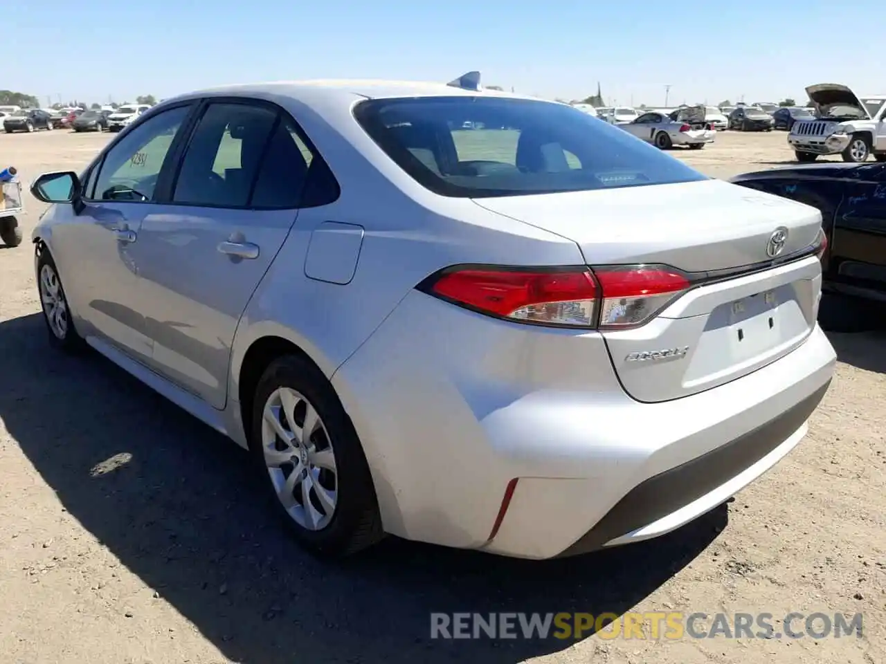 3 Photograph of a damaged car 5YFEPRAE2LP117198 TOYOTA COROLLA 2020