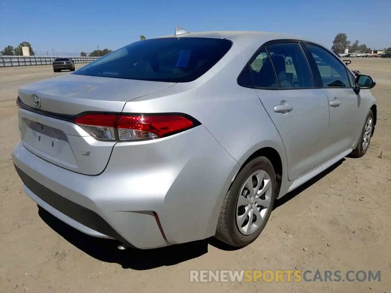 4 Photograph of a damaged car 5YFEPRAE2LP117198 TOYOTA COROLLA 2020