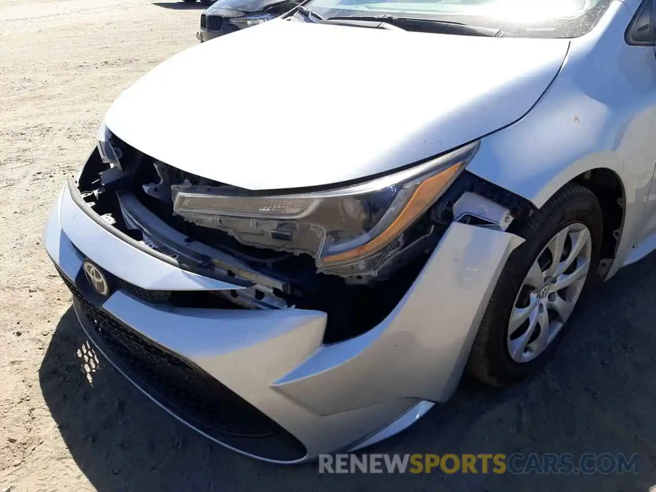 9 Photograph of a damaged car 5YFEPRAE2LP117198 TOYOTA COROLLA 2020