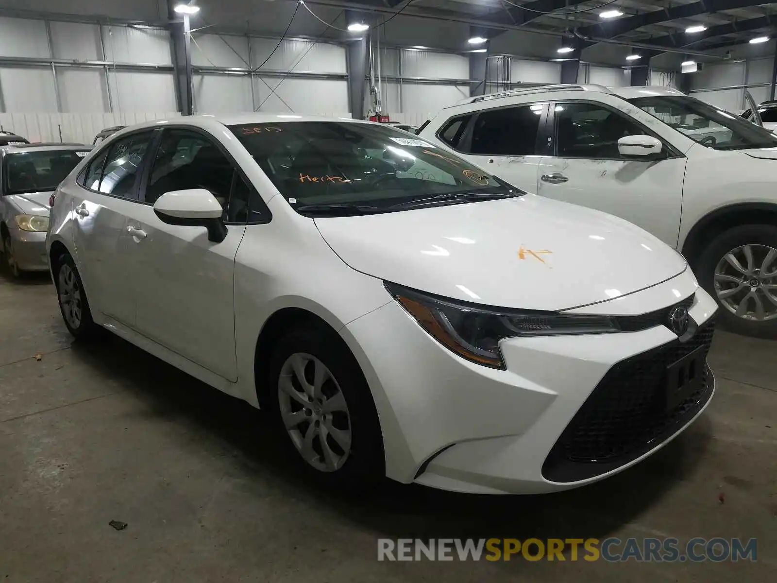 1 Photograph of a damaged car 5YFEPRAE2LP117220 TOYOTA COROLLA 2020