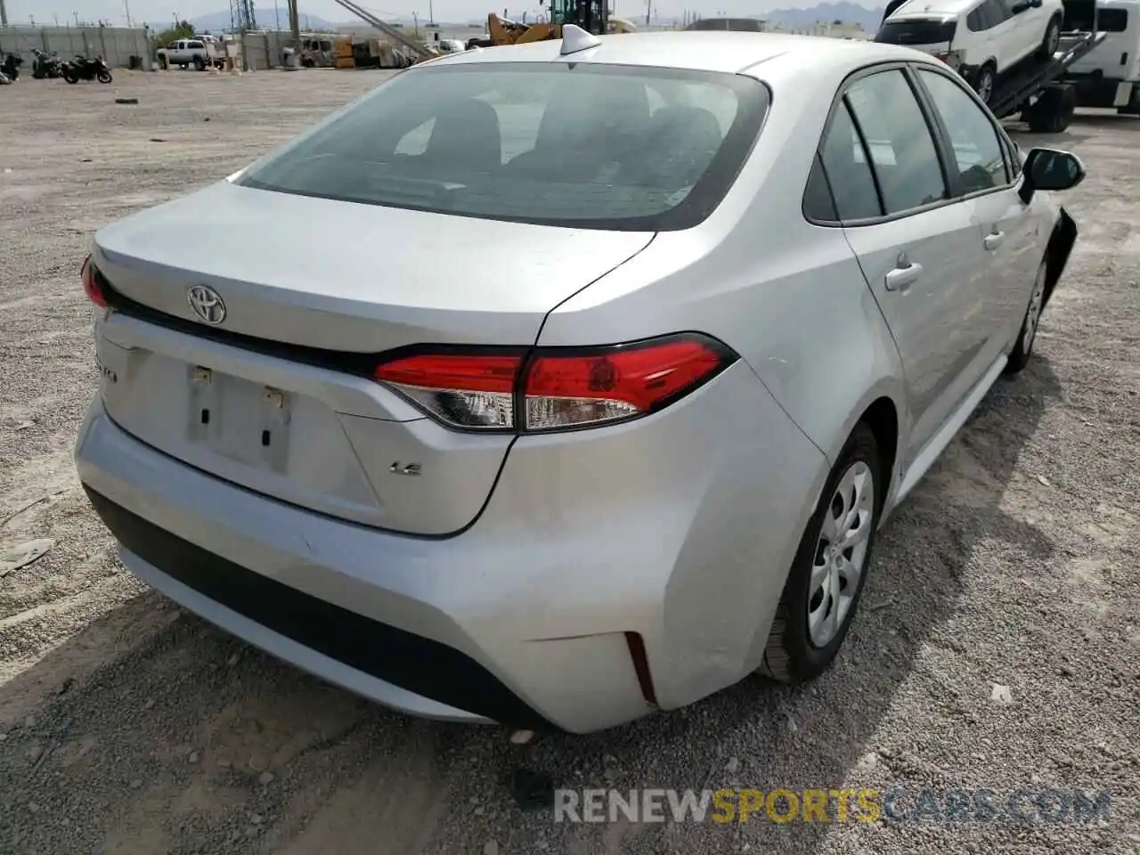 4 Photograph of a damaged car 5YFEPRAE2LP117816 TOYOTA COROLLA 2020