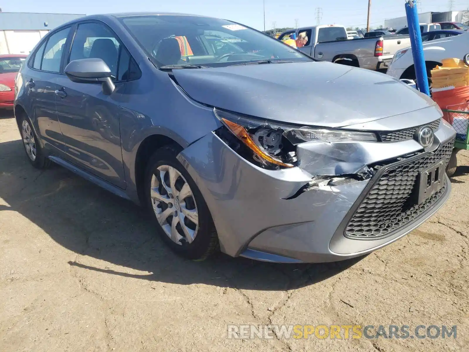 1 Photograph of a damaged car 5YFEPRAE2LP118366 TOYOTA COROLLA 2020